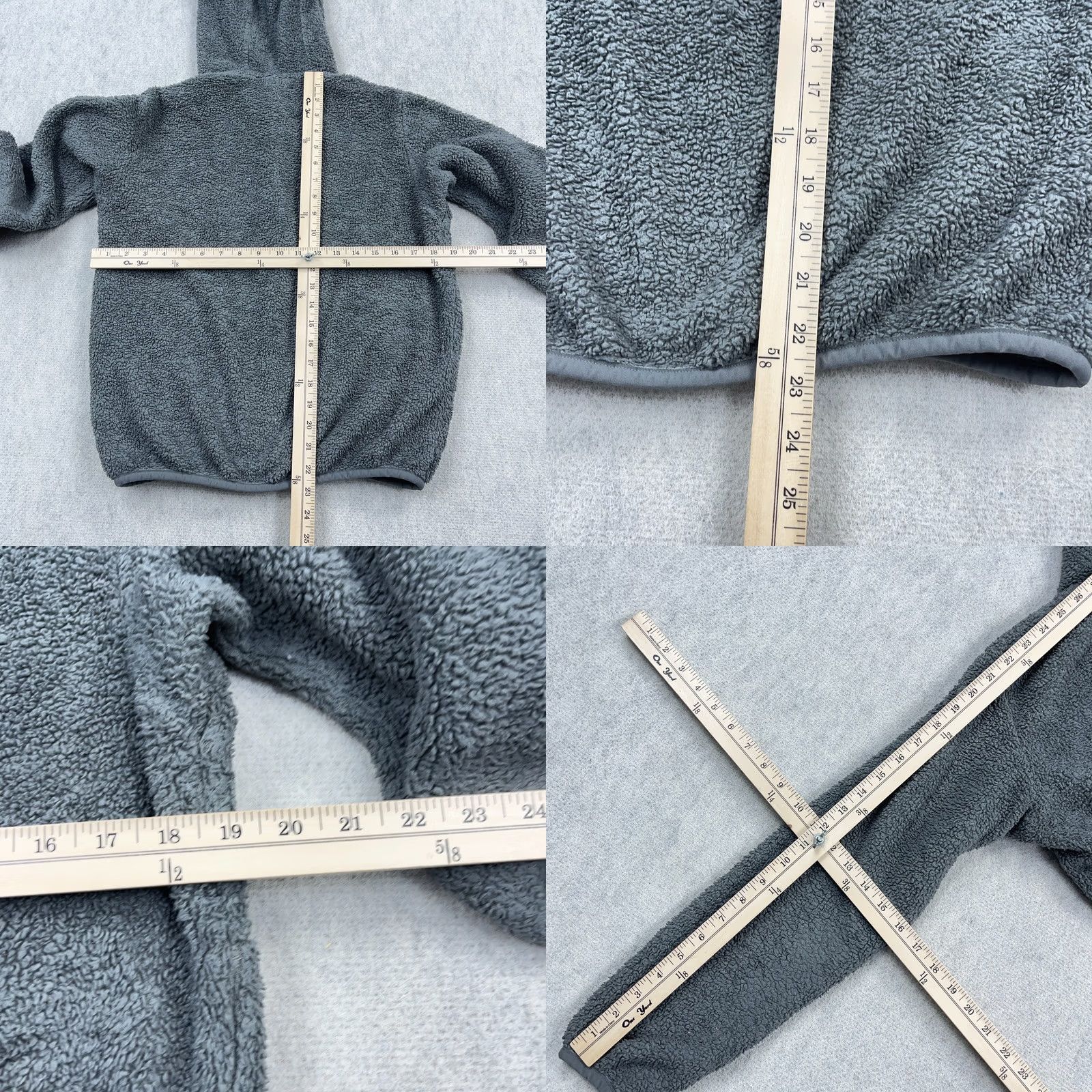 Patagonia Patagonia Los Gatos Hoodie Women Small Gray 1/2 Zip Fleece Hooded Pockets Logo Mock Neck Pullover Size S / US 4 / IT 40 - 8 Thumbnail