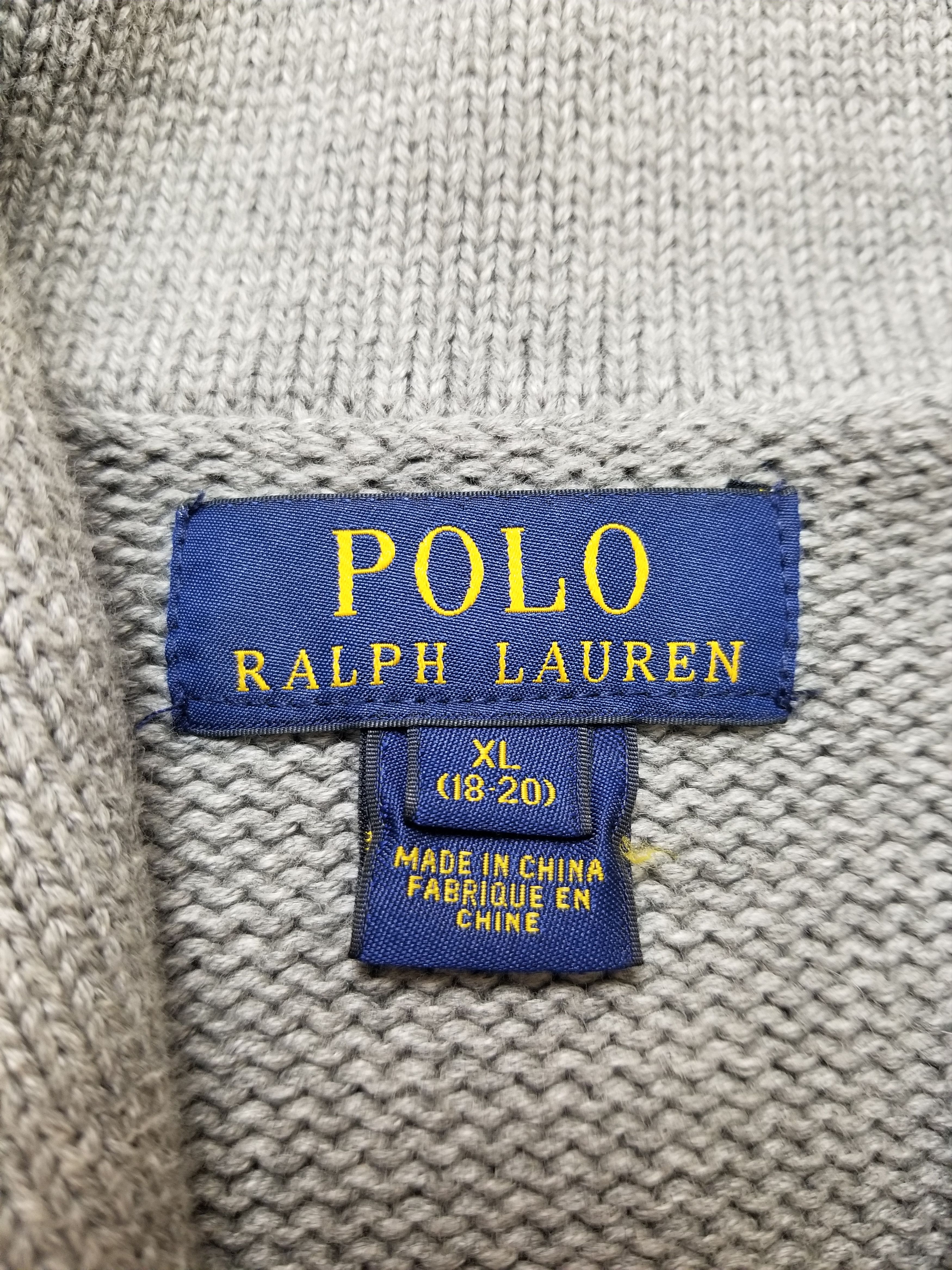 Polo Ralph Lauren POLO Ralph Lauren Cardigan Shawl Collar Youth XL Men's S Size US XS / EU 42 / 0 - 13 Thumbnail