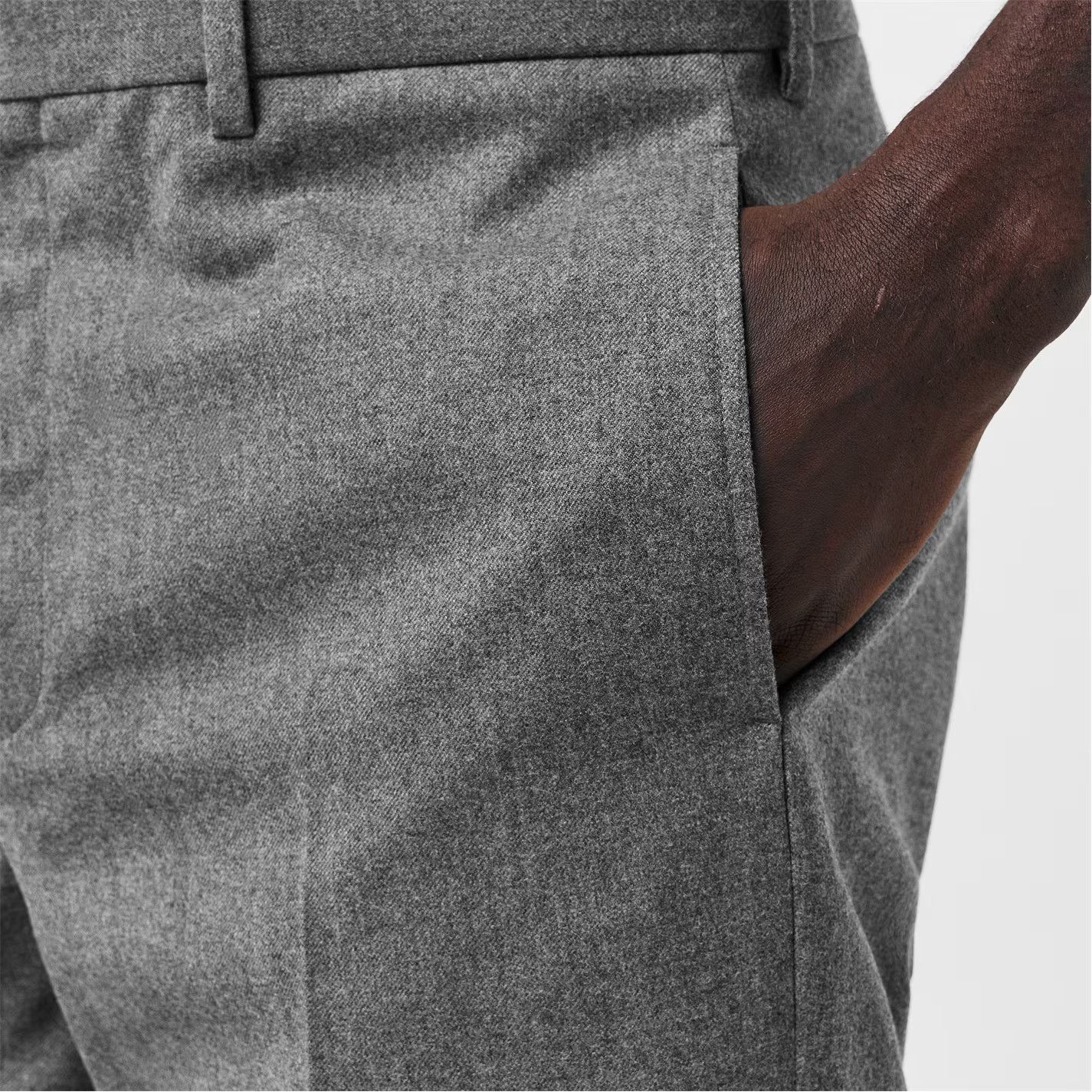 Givenchy o1g2r1mq0426 Straight Leg Trousers in Grey Size US 32 / EU 48 - 4 Thumbnail