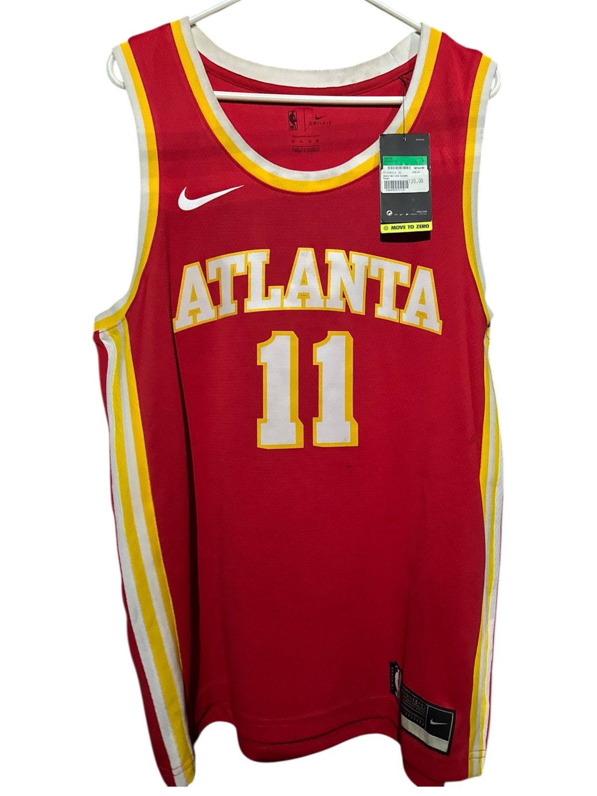 Nike Nike Atlanta Hawks “Trae Young 11” Swingman Jersey Size US XL / EU 56 / 4 - 2 Thumbnail