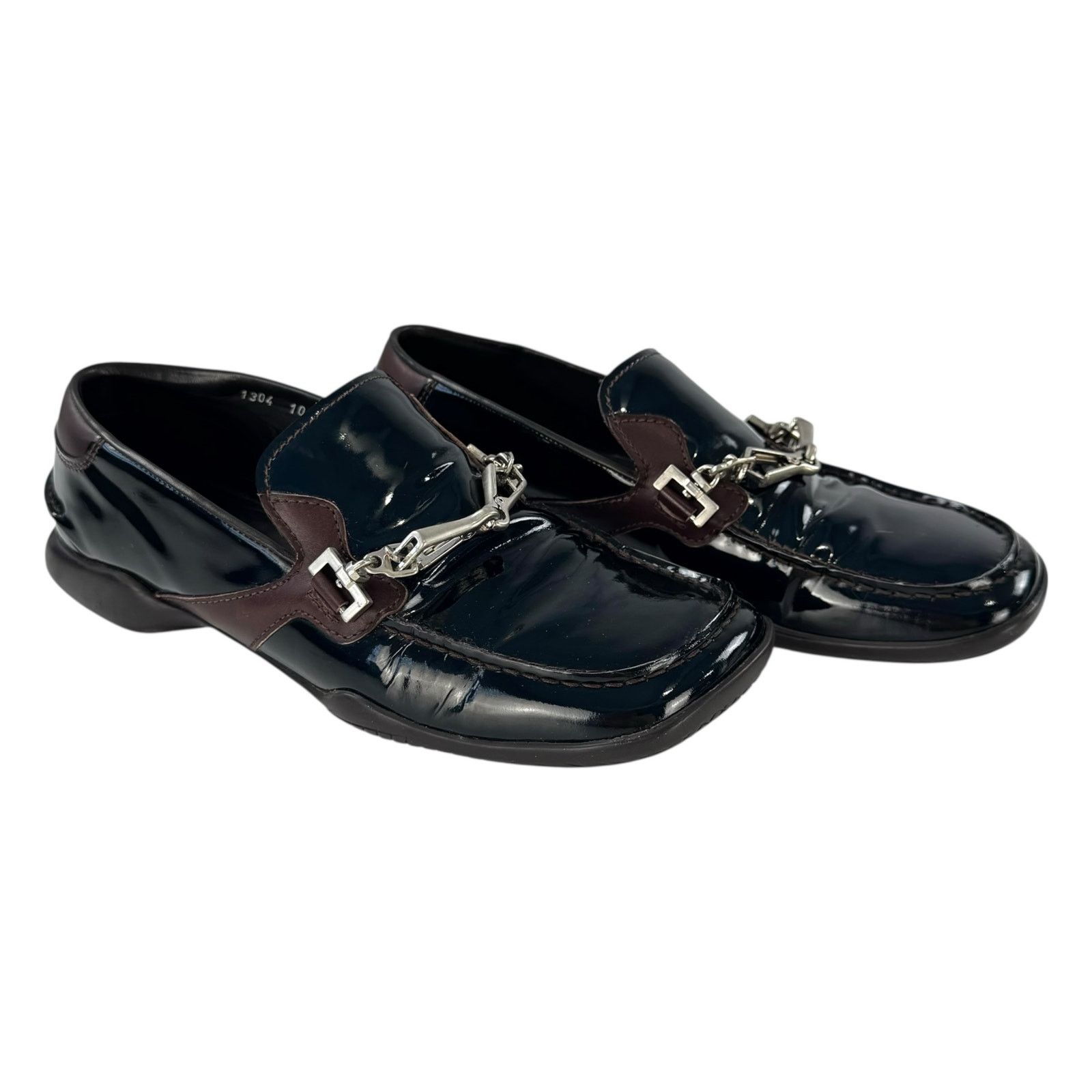靴 PRADA SPORT buckle loafers archive Prada Archive 2000s Prada Sport Vintage Leather Loafers Shoes