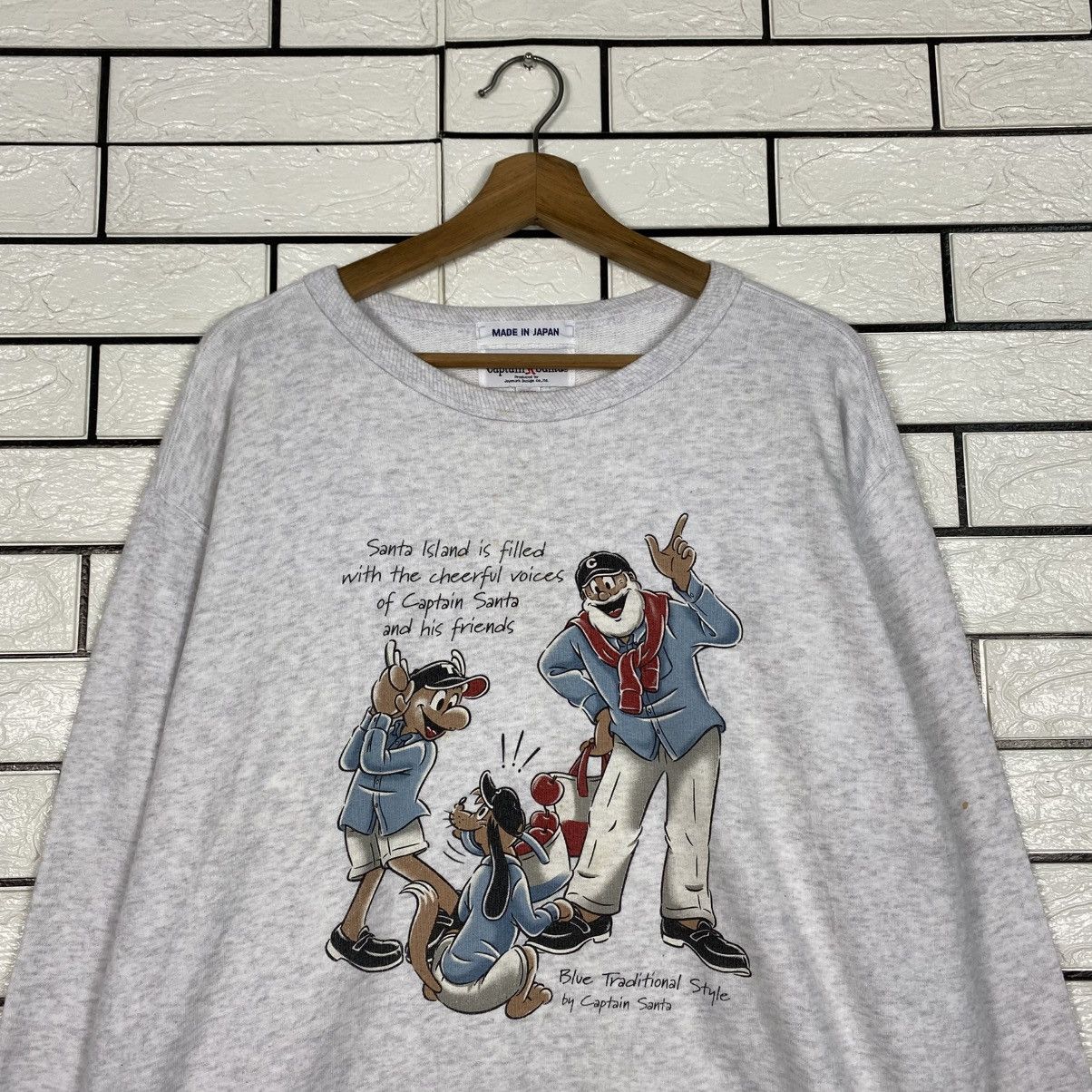Hysteric Glamour Vintage Sweatshirt Captain Santa Big Logo Size US L / EU 52-54 / 3 - 4 Thumbnail
