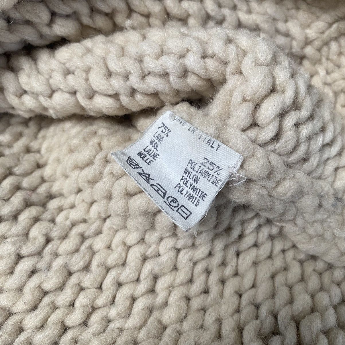 Maison Margiela OG AW2001 Martin Margiela Chunky Shawl Knit Sweater Size US L / EU 52-54 / 3 - 7 Thumbnail
