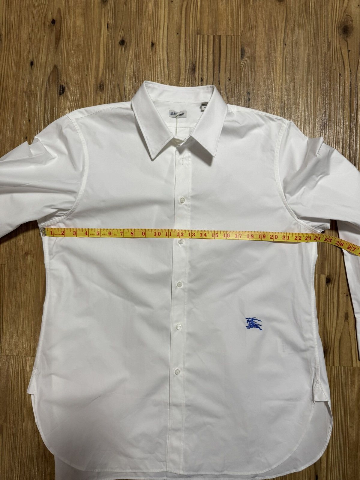Burberry BNWT Burberry EKD Embroidered Shirt Made in Italy XL(Size43) Size US XL / EU 56 / 4 - 18 Thumbnail