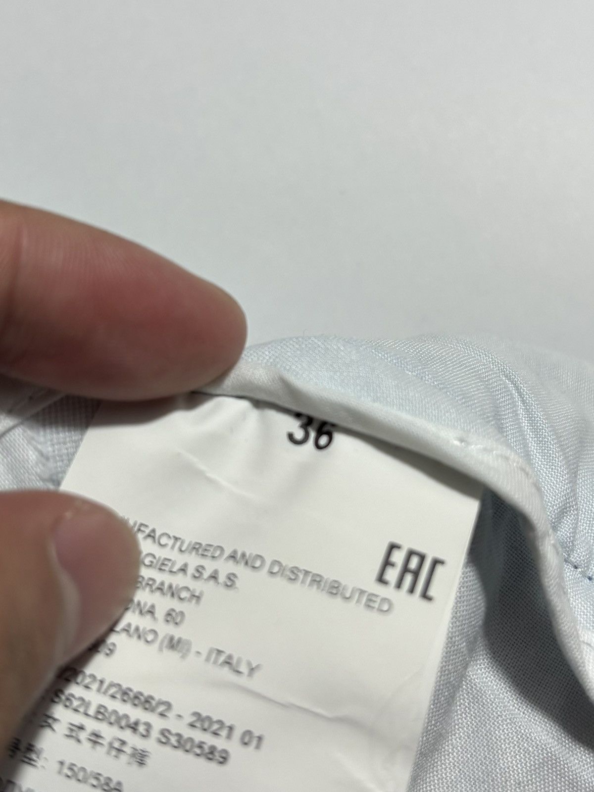 Maison Margiela MM6 MAISON MARGIELA HIGH-RISE WIDE-LEG DENIM JEANS Size 25" / US 0 / IT 36 - 9 Thumbnail