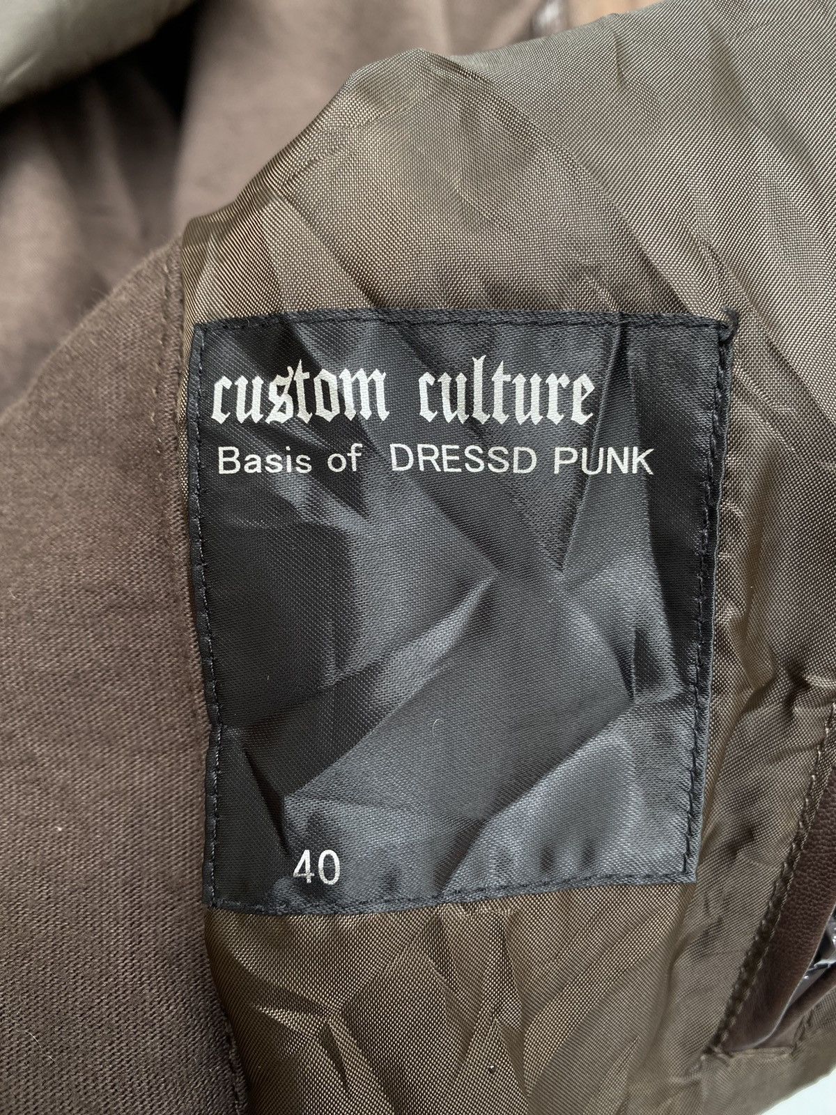 If Six Was Nine × KMRii Custom Culture- Punk Leather-Trimmed Hooded Zip up Jacket Size US XXS / EU 40 - 9 Thumbnail