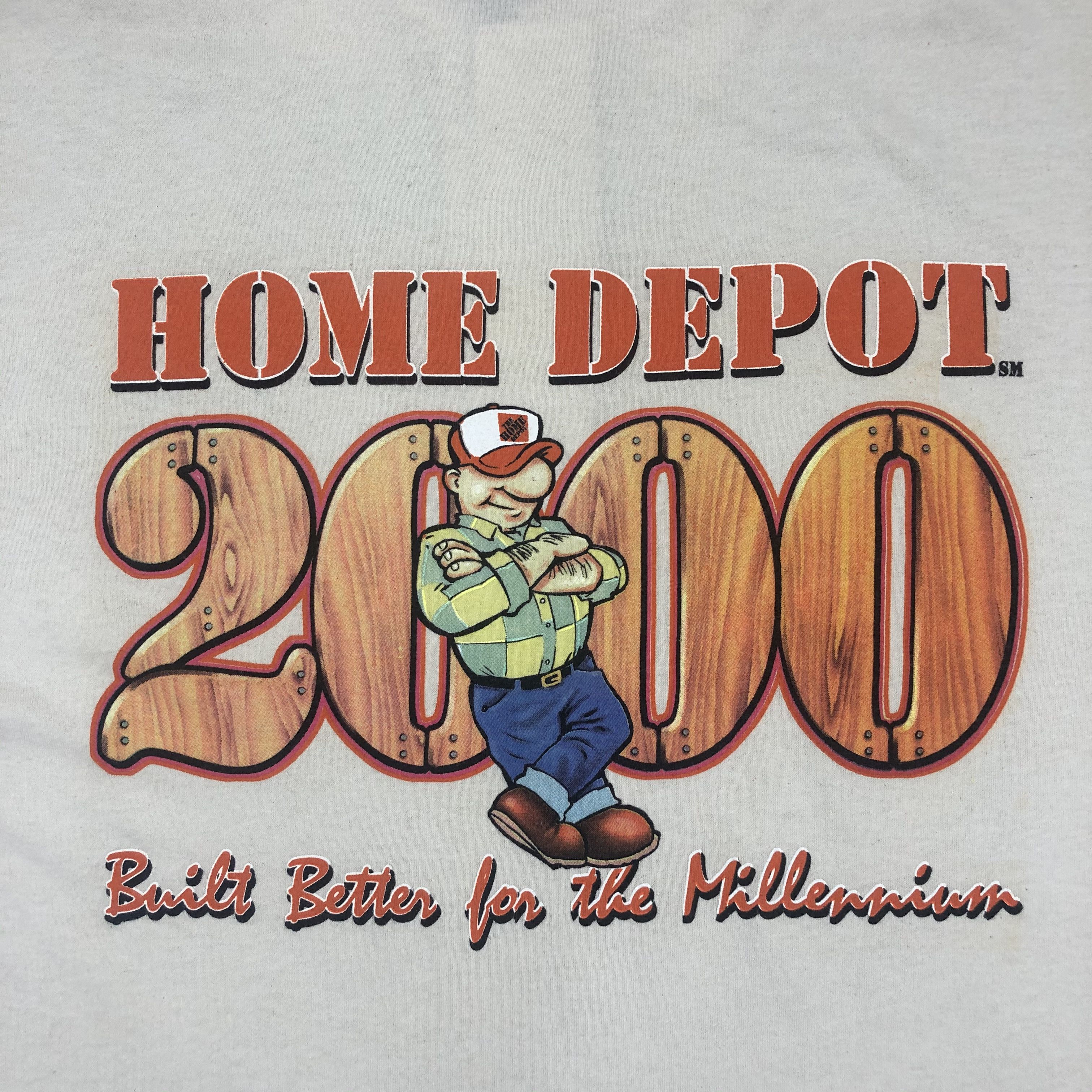 Anvil Vintage Home Depot 2000 Polo Tshirt - H054 Size US L / EU 52-54 / 3 - 4 Thumbnail