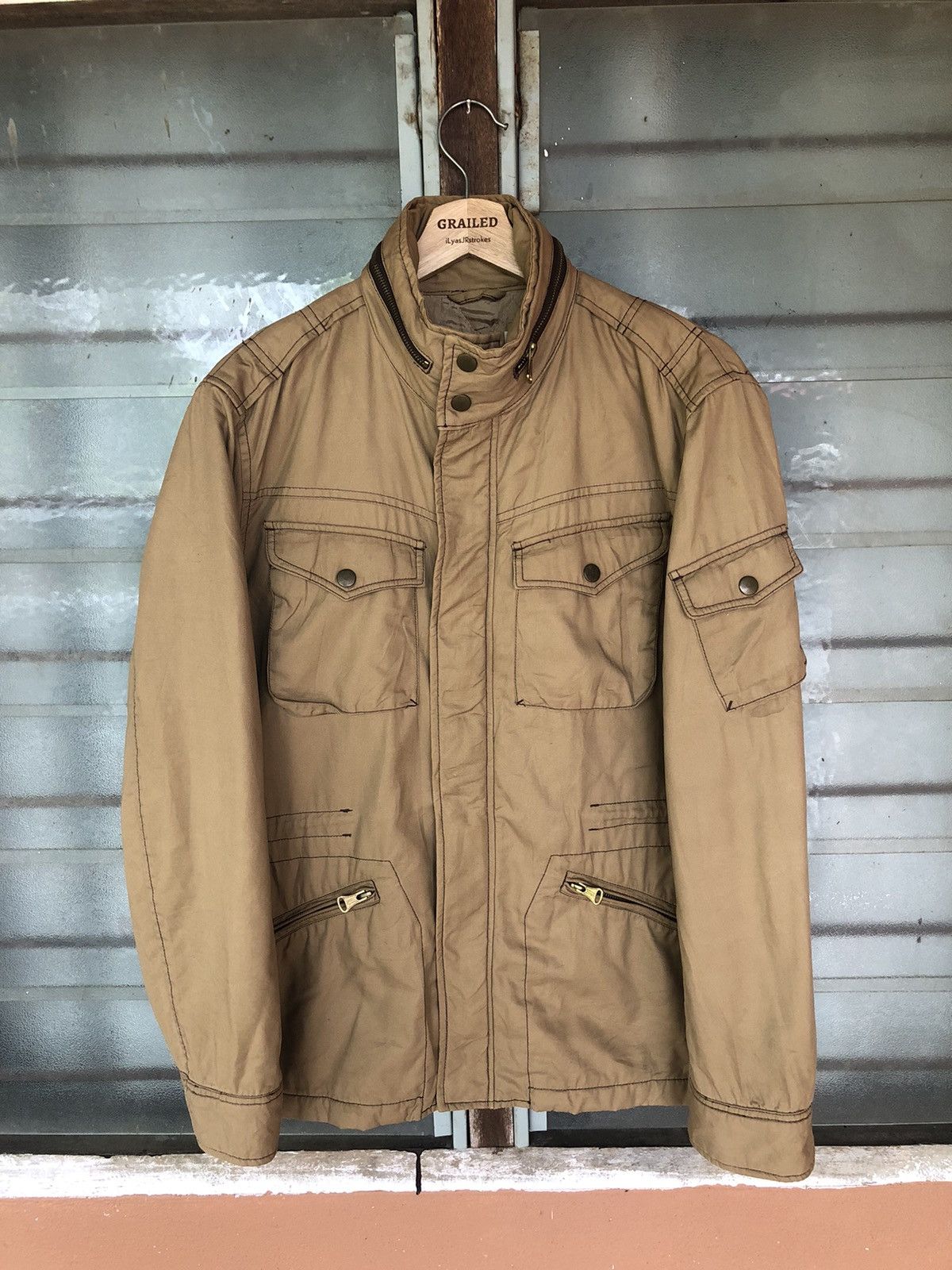 If Six Was Nine × Japanese Brand Vintage Ikka Tactical Jacket Size US M / EU 48-50 / 2 - 2 Thumbnail