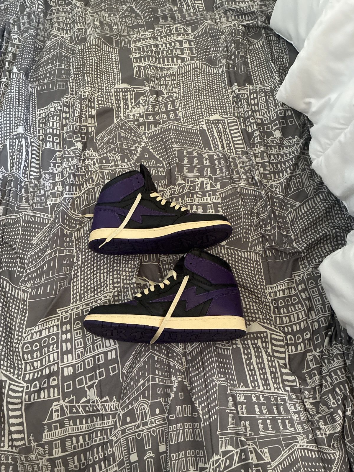 Reves Paris Kool Kiy Reves Paris ‘85 Purple Lupus Shoes Size US 13 / EU 46 - 2 Thumbnail