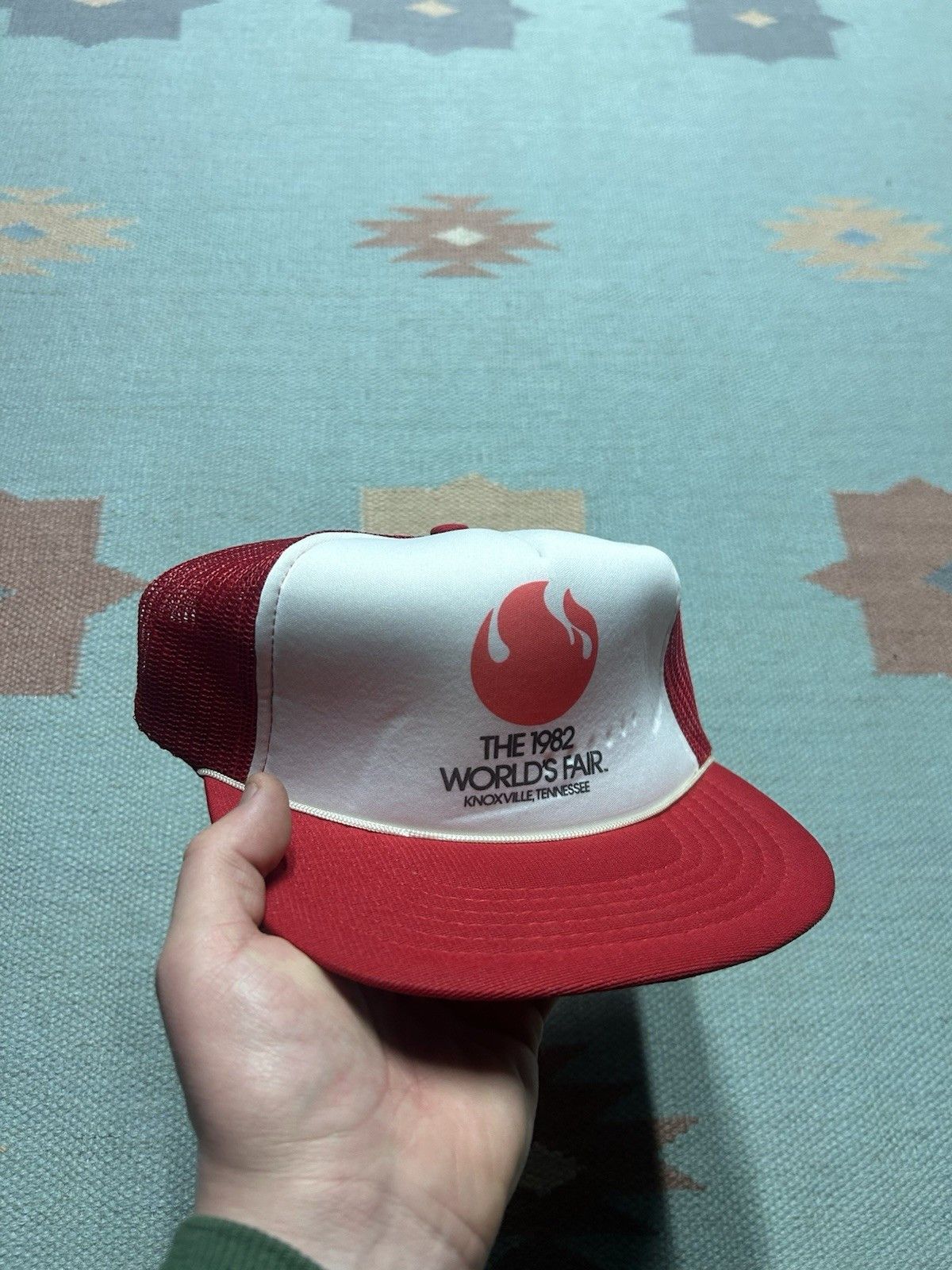 Vintage Vintage trucker hat cap 1982 worlds fair Knoxville Tennessee Size ONE SIZE - 1 Thumbnail