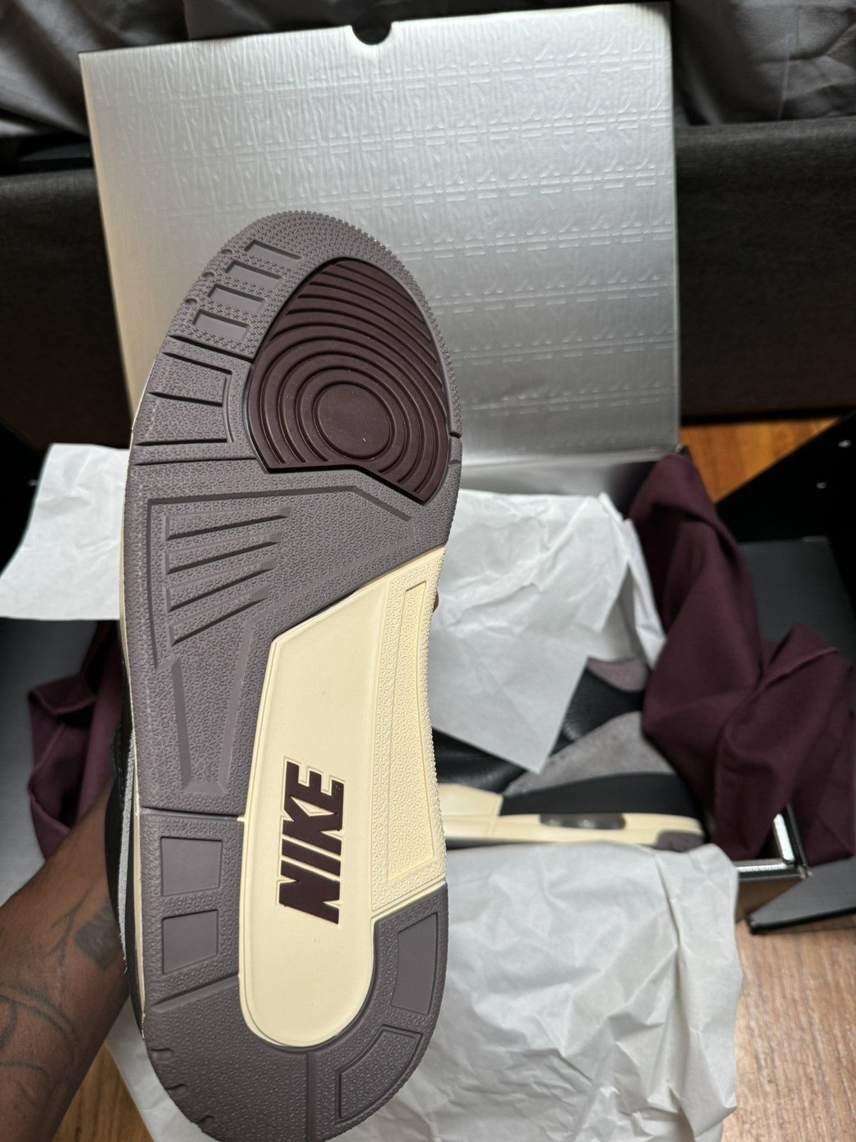 A Ma Maniere A Ma Maniere Jordan 3s Size US 12 / EU 45 - 6 Thumbnail