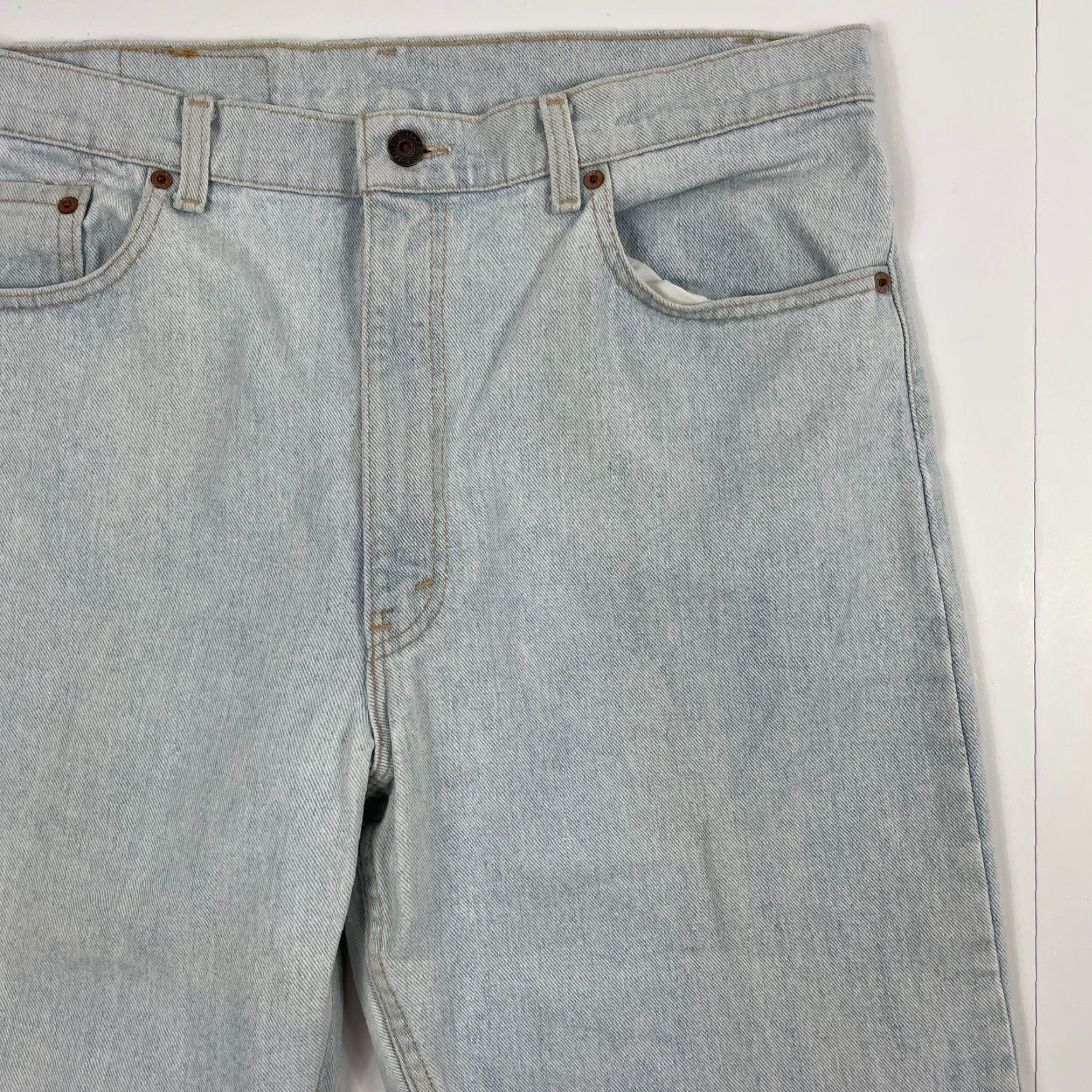 Levi's VINTAGE Levi's 550 Jeans Men 38x32 Straight Leg Blue Denim USA Size US 38 / EU 54 - 3 Thumbnail