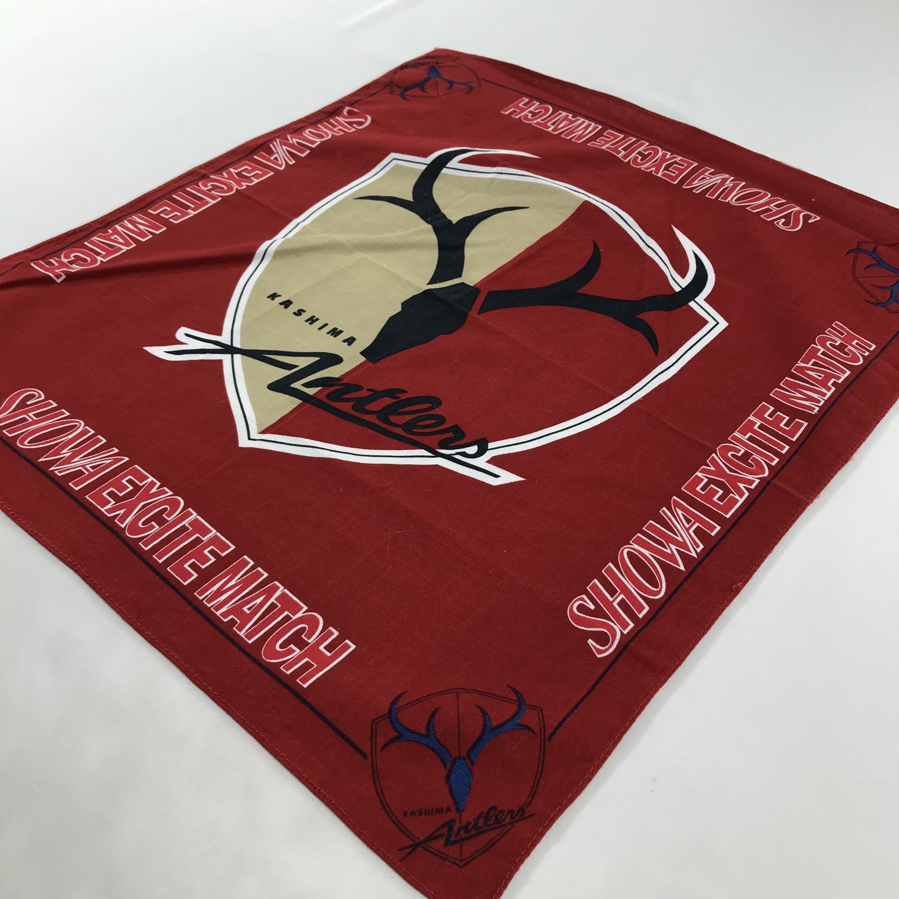 Vintage Kashima Antlers Bandana / Handkerchief / Neckerchief -S1783 Size ONE SIZE - 2 Thumbnail