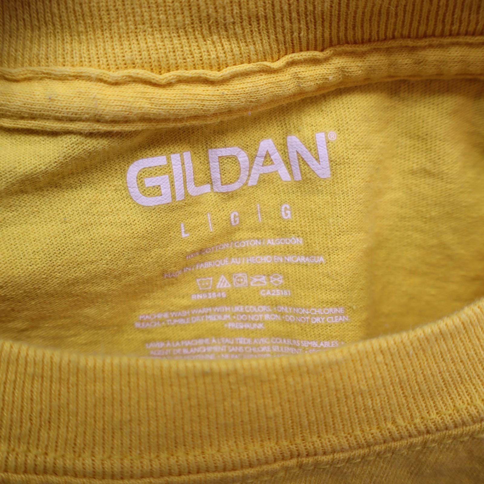 Gildan Kobe shirt Mamba Forever Large Adult Gold Yellow Size US XL / EU 56 / 4 - 5 Thumbnail