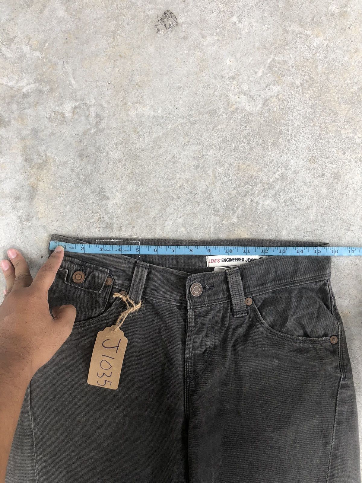 Levi's Y2K Levis Engineered Flared Jeans Distressed Jeans Size US 30 / EU 46 - 23 Thumbnail