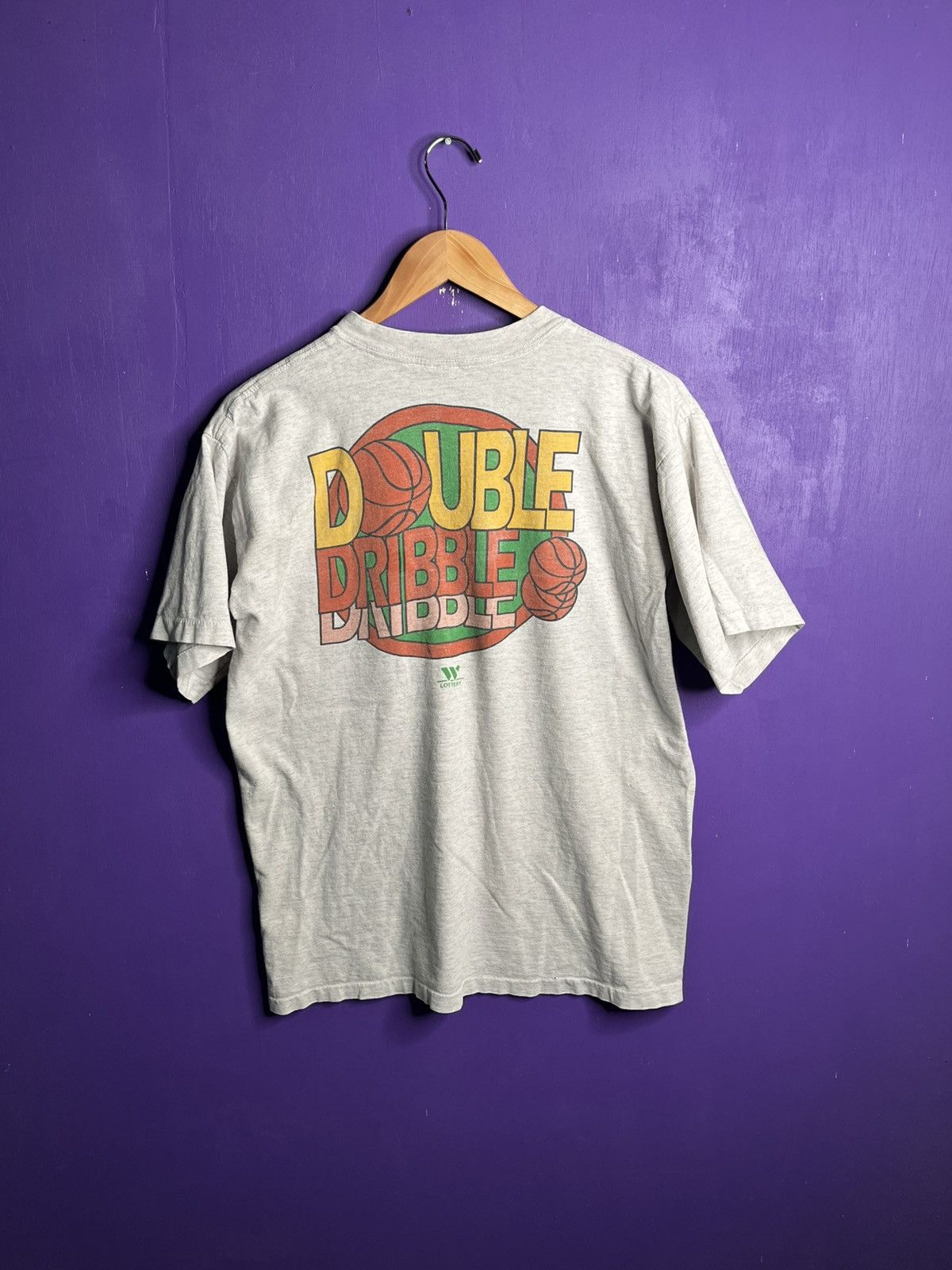 NBA × Salem Sportswear × Vintage Vintage Salem sportswear SuperSonics double dribble team tee Size US L / EU 52-54 / 3 - 2 Thumbnail