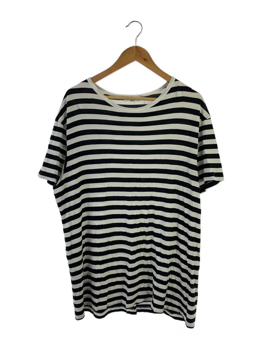 Yohji Yamamoto Pour Homme Back Logo Striped Tee Size US L / EU 52-54 / 3 - 2 Thumbnail