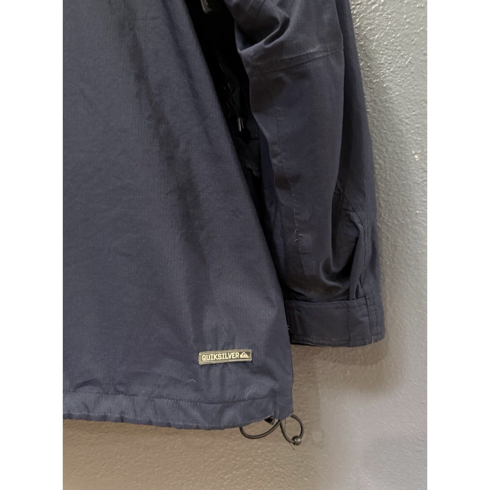 Quiksilver VINTAGE Quiksilver Jacket Men’s Medium Navy Silver Parka Winter Skiing Parka Mens Size US M / EU 48-50 / 2 - 7 Thumbnail