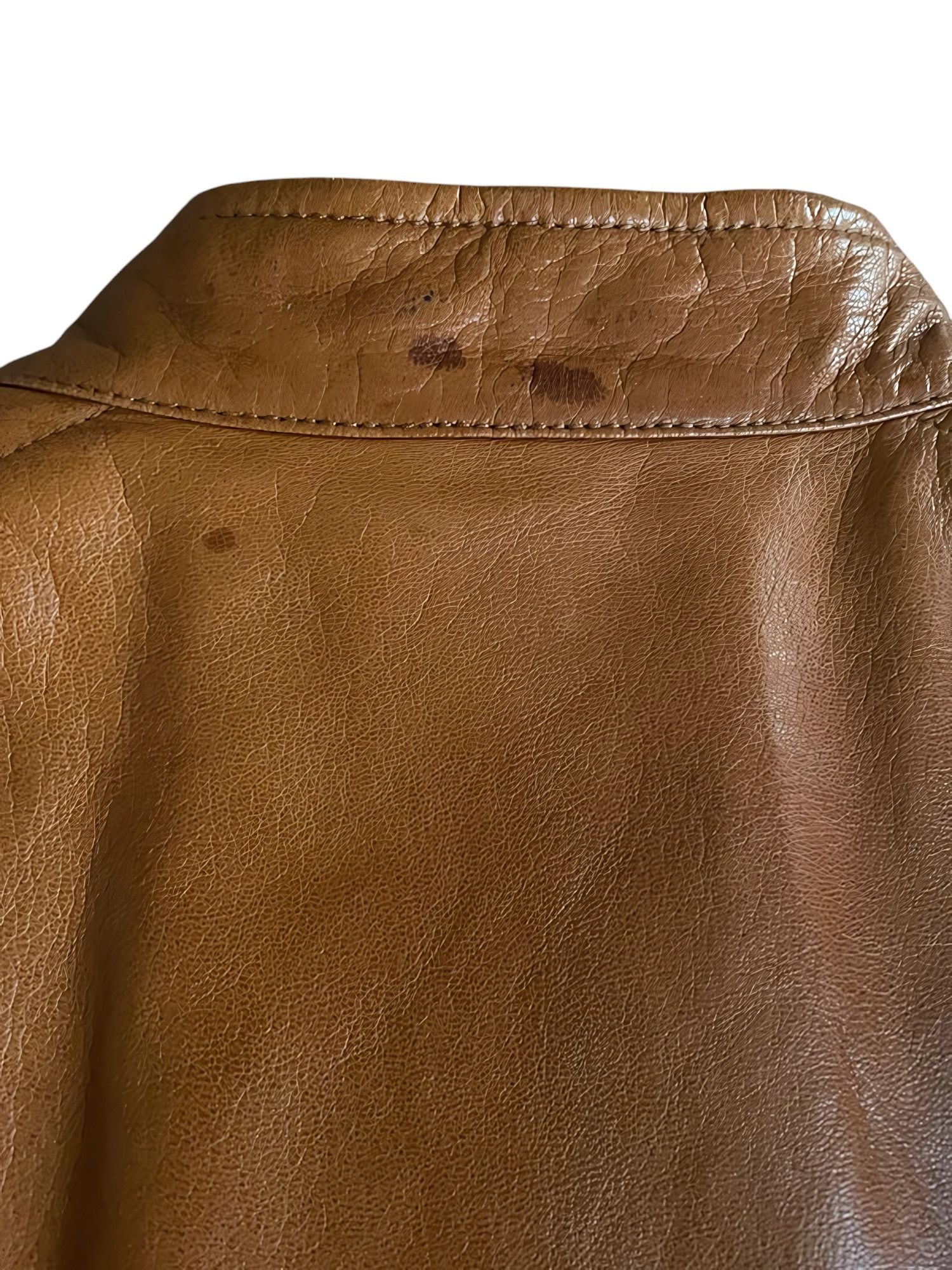 Saint Laurent Paris F/W 2002 RUNWAY LEATHER BIKER ASYMMETRIC CLOSURE BY TOM FORD Size US S / EU 44-46 / 1 - 7 Thumbnail