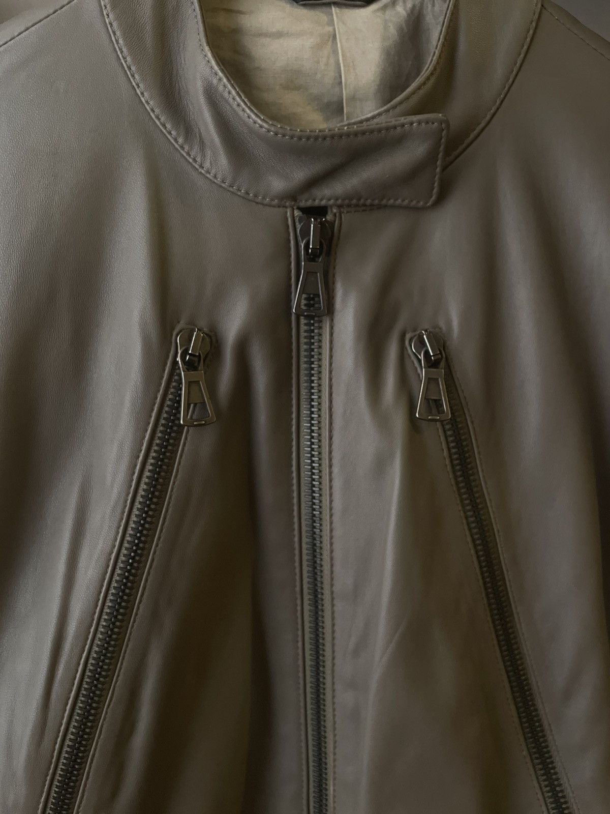 Maison Margiela Maison Martin Margiela 5 zip Leather Jacket Size S / US 4 / IT 40 - 2 Thumbnail