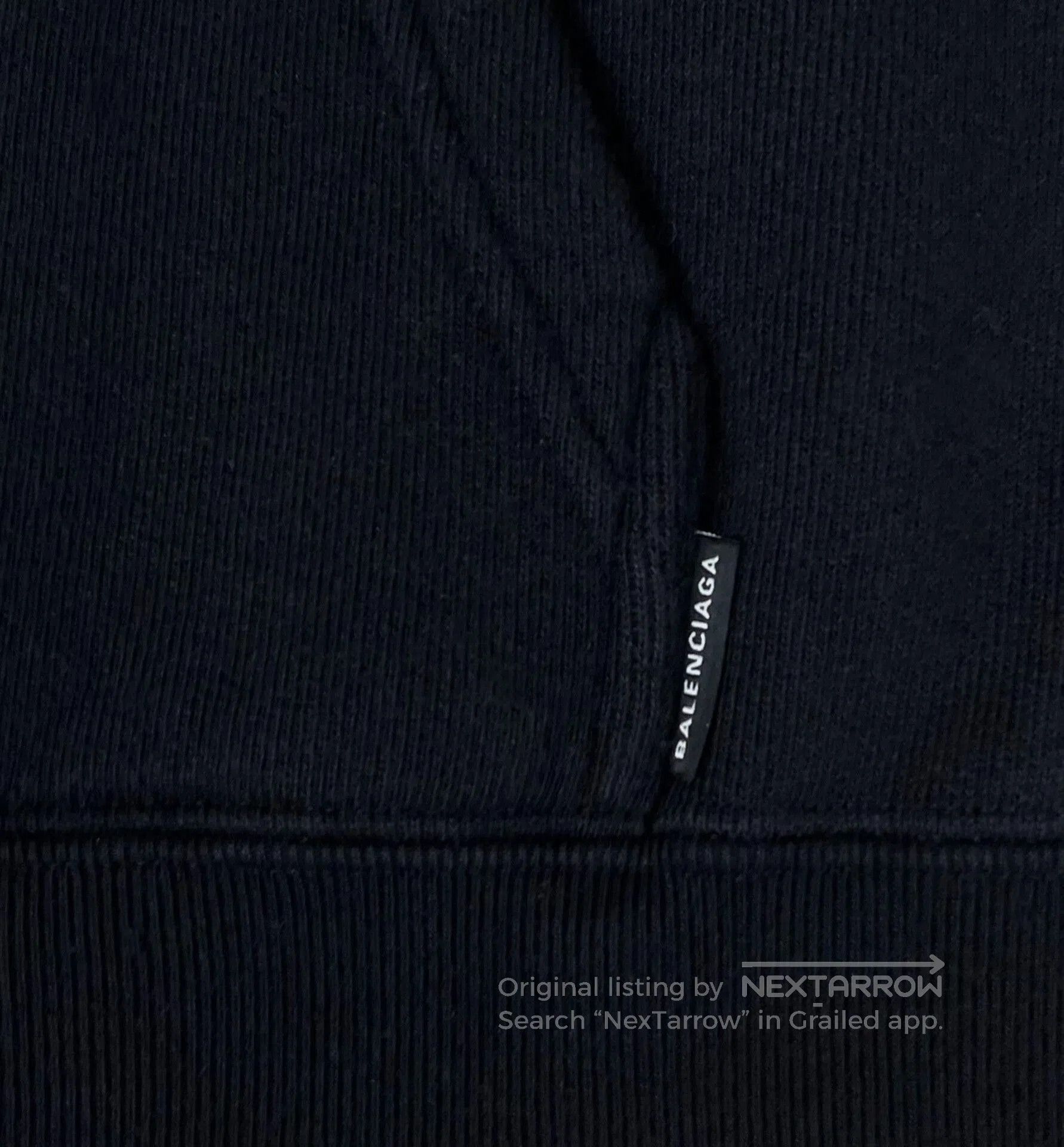 Balenciaga black graffiti logo hoodie. Size US S / EU 44-46 / 1 - 5 Thumbnail