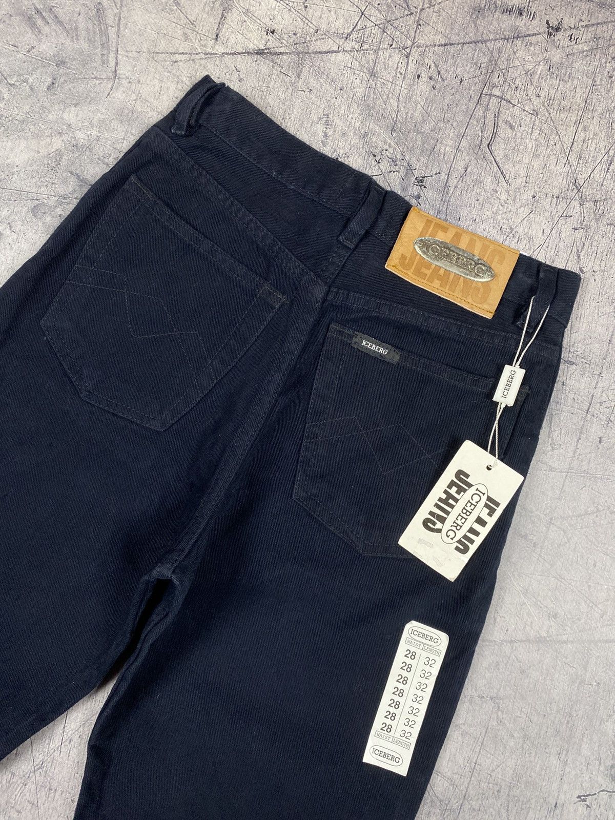 Iceberg New! Vintage Iceberg Italian Luxury Fashion Design Jeans y2k Size US 28 / EU 44 - 3 Thumbnail