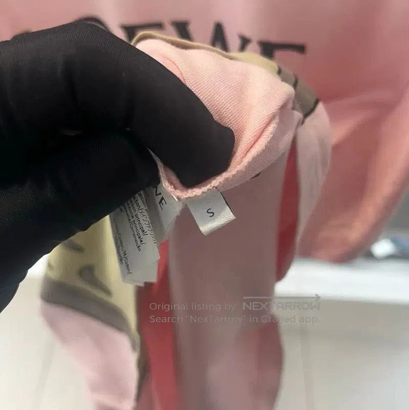 Loewe Loewe Summer Pink Cotton T-Shirt . Size S / US 4 / IT 40 - 4 Thumbnail