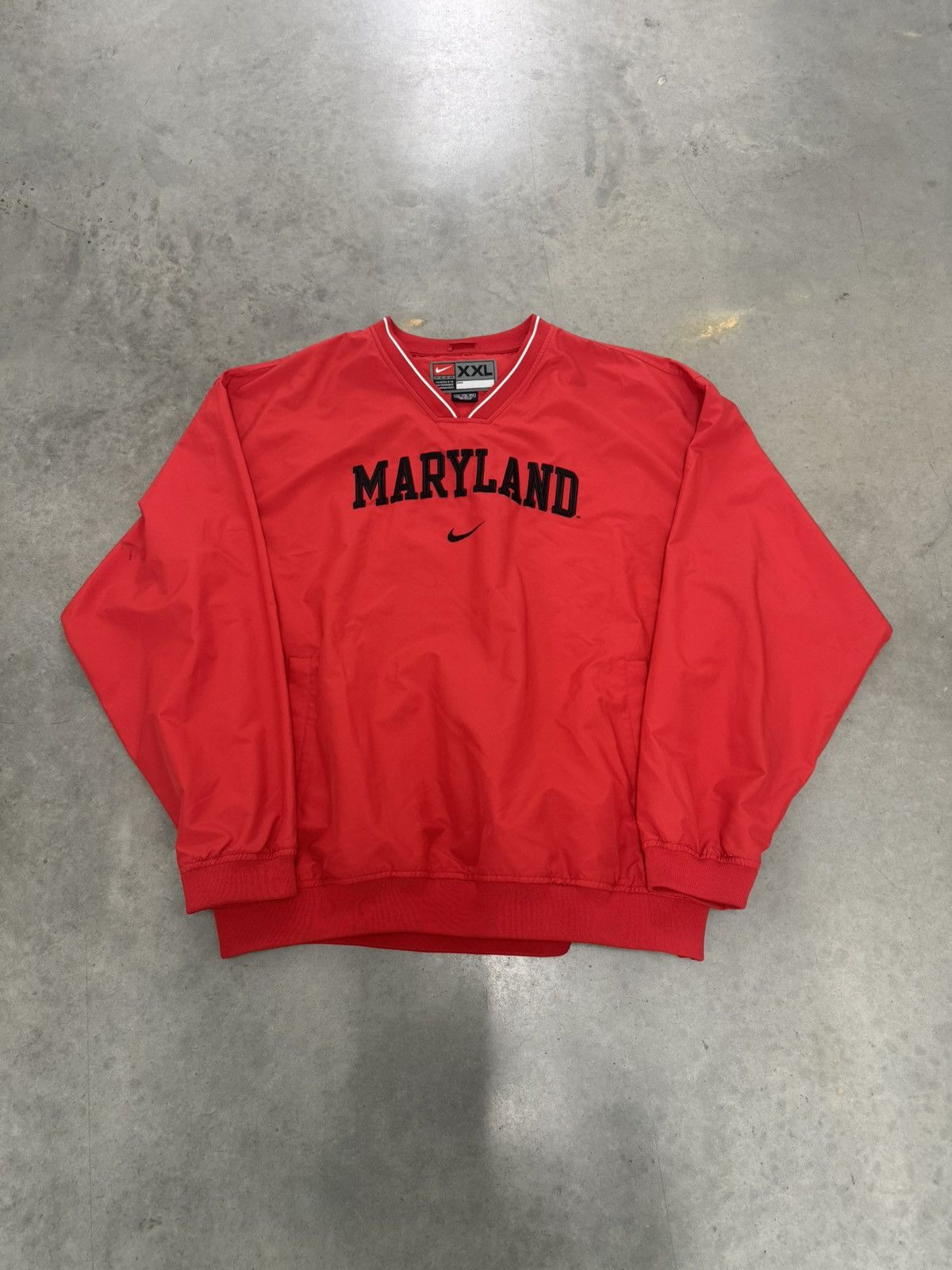 Nike Maryland Terrapins Nike Crewneck Pullover Vintage 2000s 2XL Size US XXL / EU 58 / 5 - 1 Thumbnail