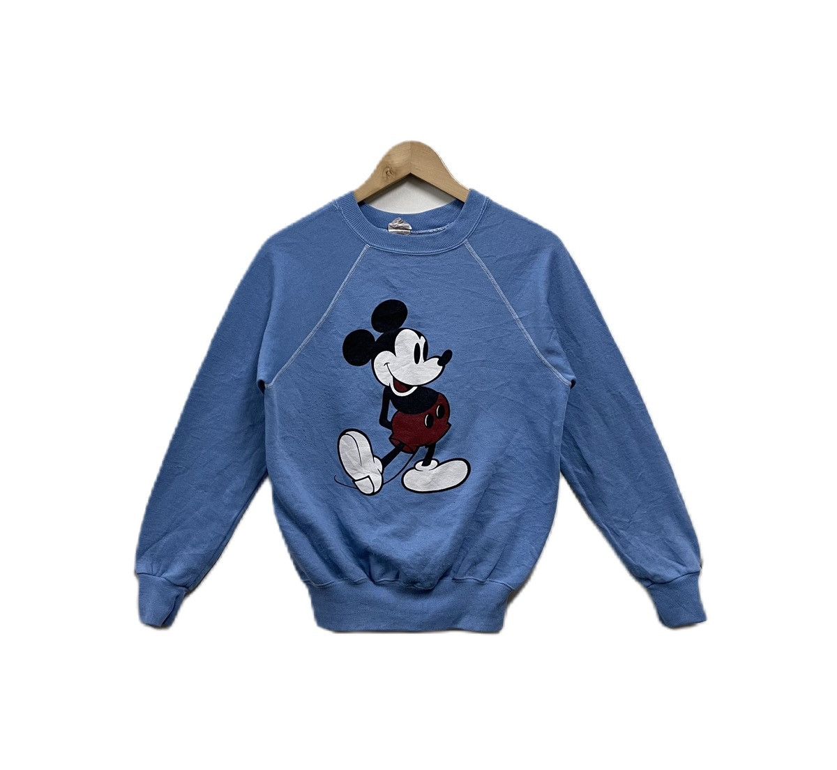 Disney Vintage 80s Mickey Mouse Sweatshirt Pullover Size US M / EU 48-50 / 2 - 1 Thumbnail