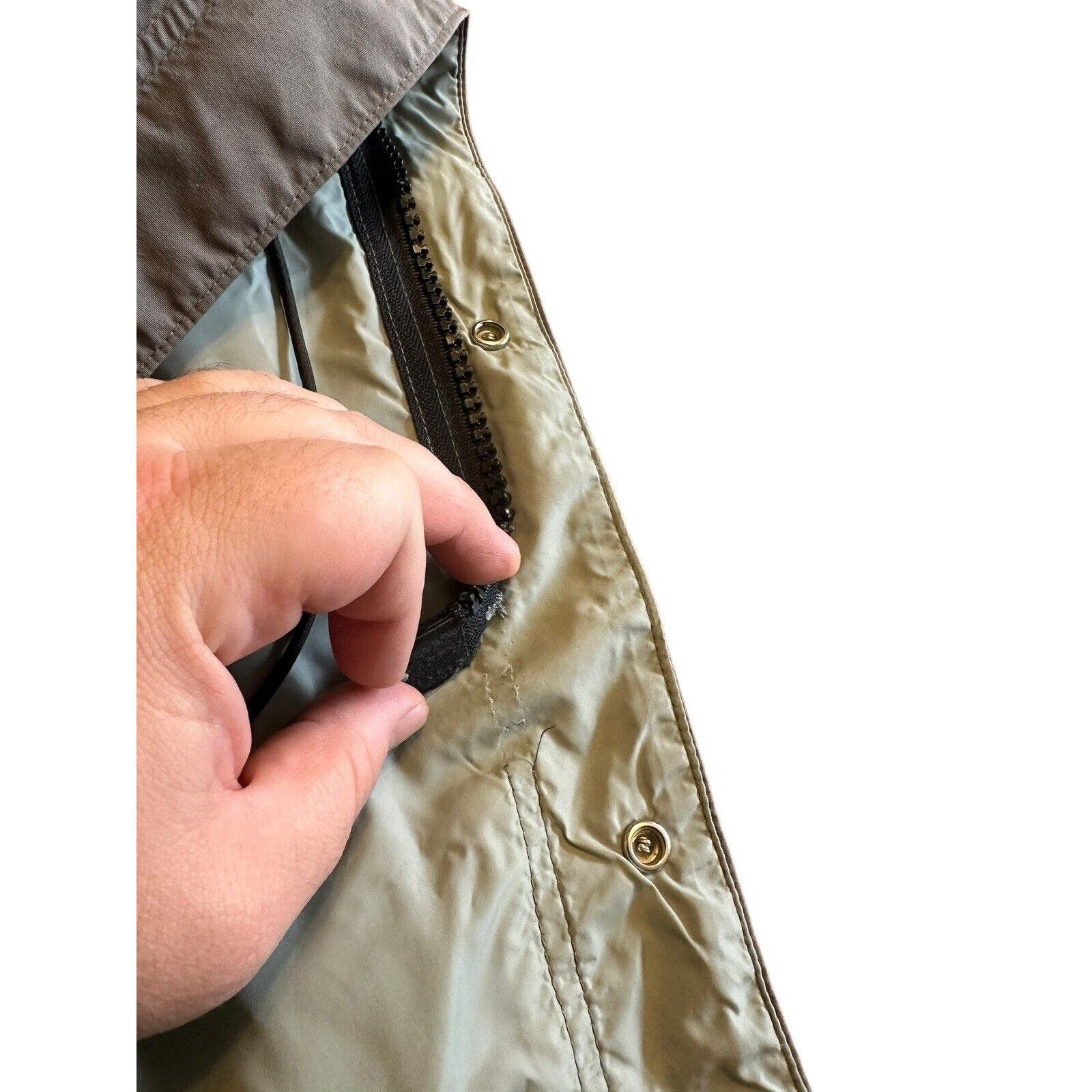 Vintage LL Bean Baxter State Park Made USA Jacket Gray Sz L