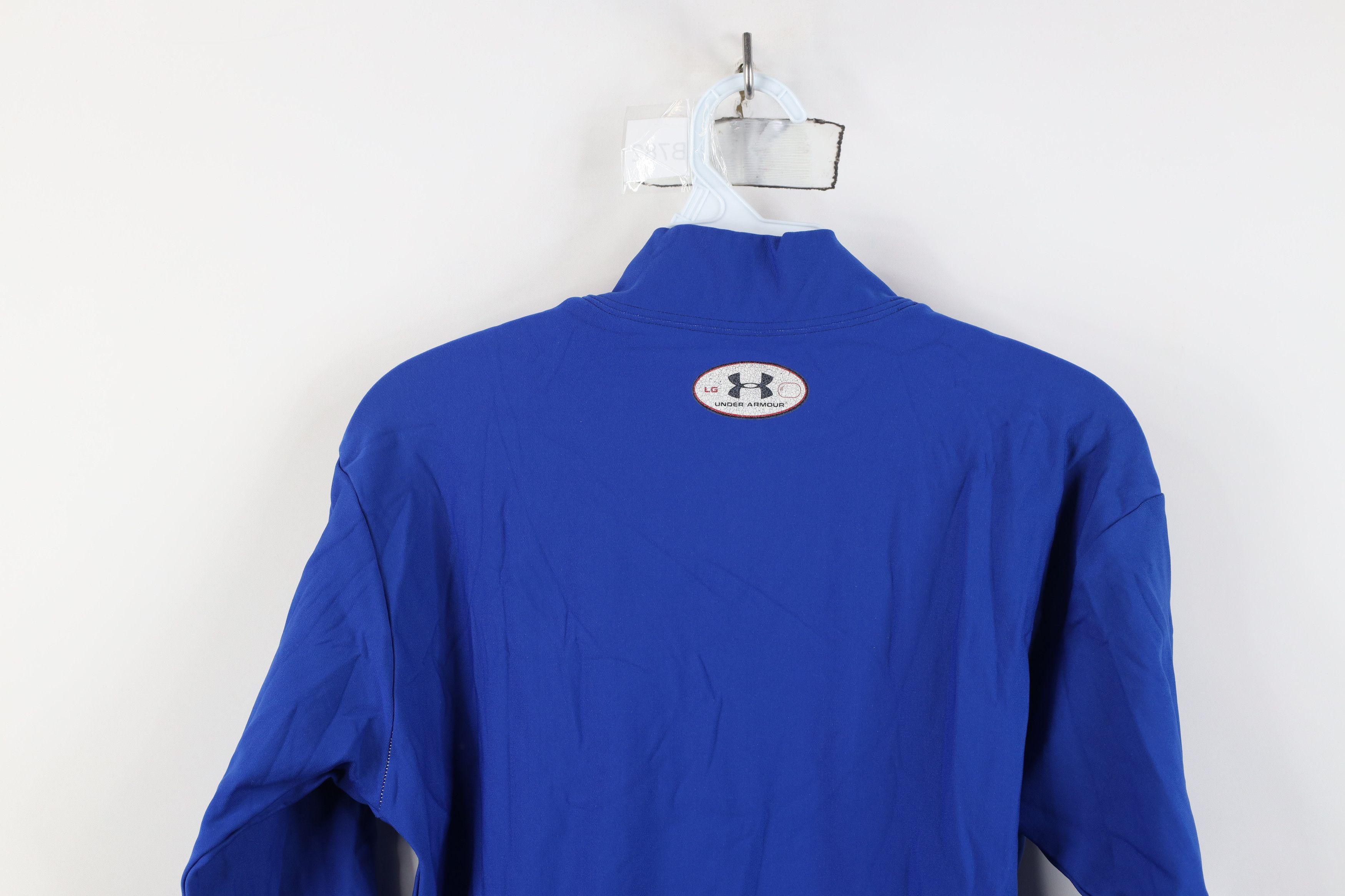 Under Armour Vintage Under Armour Compression Mock Neck T-Shirt Royal USA Size US L / EU 52-54 / 3 - 12 Thumbnail