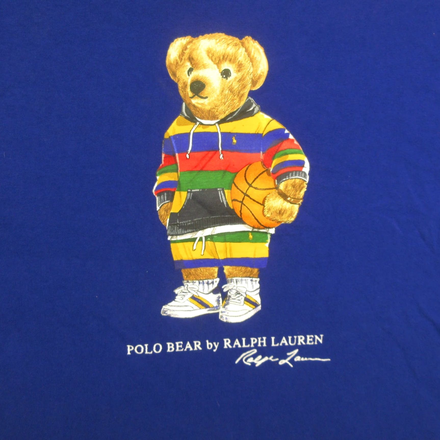 Polo Ralph Lauren Polo Ralph Lauren Bear Graphic Shirt Mens L Blue Crew Neck Short Sleeve T-Shirt Polo Bear Logo Classic Fit All Seasons Size US L / EU 52-54 / 3 - 2 Thumbnail