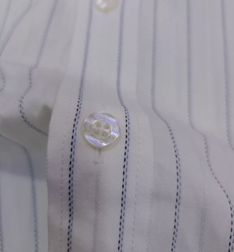 Balenciaga × Vintage Striped🔥Balenciaga Striped Short Sleeve Shirt Size US XL / EU 56 / 4 - 3 Thumbnail