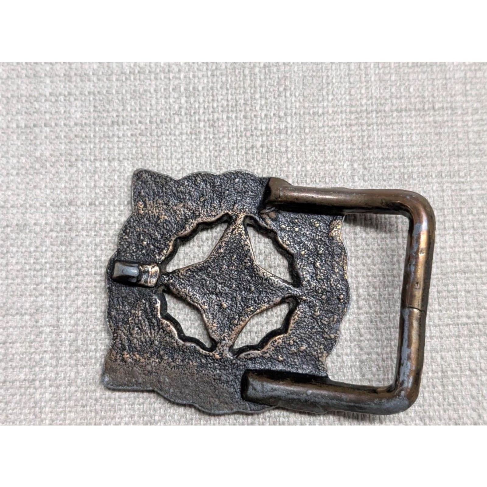 Vintage VINTAGE BRASS belt buckle Men Belt Buckle Star handcrafted 1970s rustic BRUTALIST Hippie Cowboy Western 1.5 in width Mens Size ONE SIZE - 3 Thumbnail