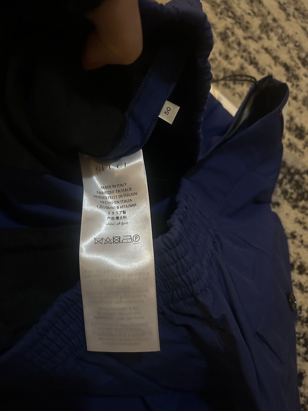 Gucci Gucci Heavy Cotton Popeline W/EMB Blue Print shorts Size US 36 / EU 52 - 7 Thumbnail