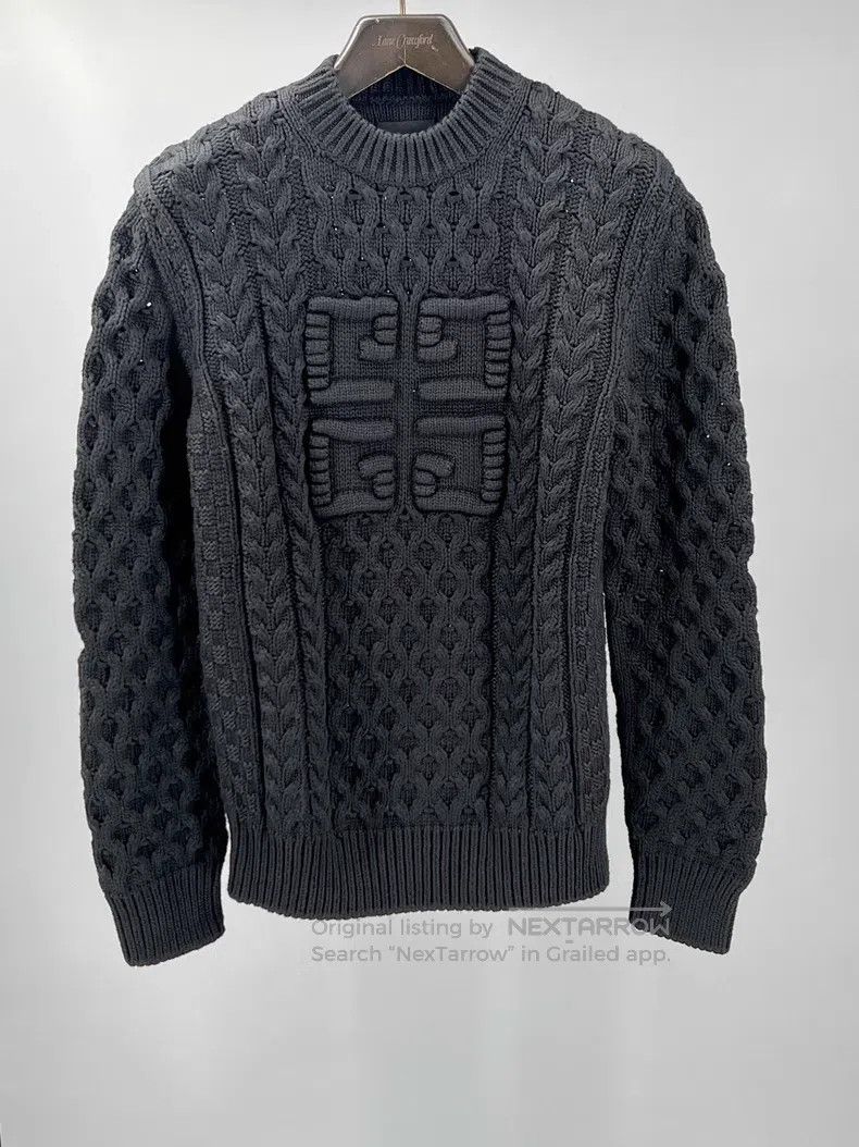 Givenchy Givenchy Men's Knit Sweater Coarse Knit Cotton Size US XS / EU 42 / 0 - 1 Thumbnail