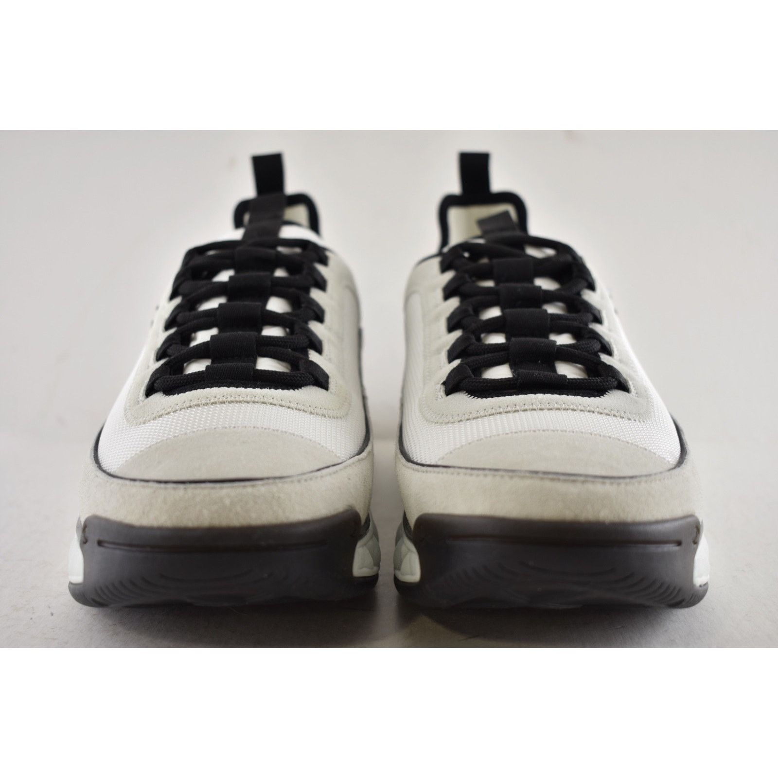 Chanel Mens White Grey Black CC Logo Low Top Trainer Sneaker 11 Size US 11 / EU 44 - 7 Thumbnail