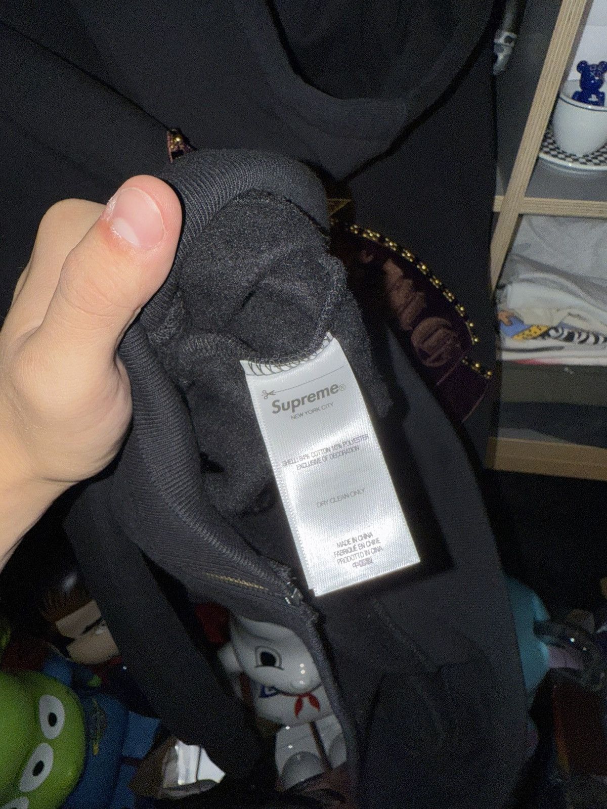 Supreme Supreme Black Crest Zip-Up Hoodie SS25 Size US S / EU 44-46 / 1 - 7 Thumbnail