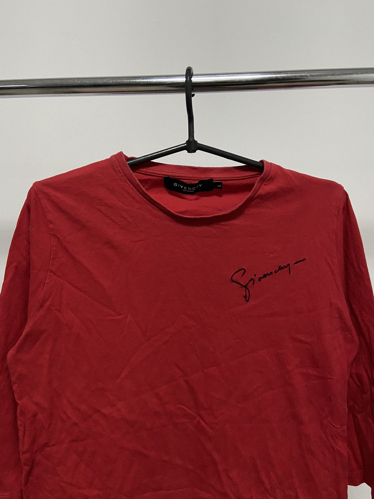 Givenchy Givenchy Longsleeve Vintage Luxury Small Big Logo Size L / US 10 / IT 46 - 3 Thumbnail