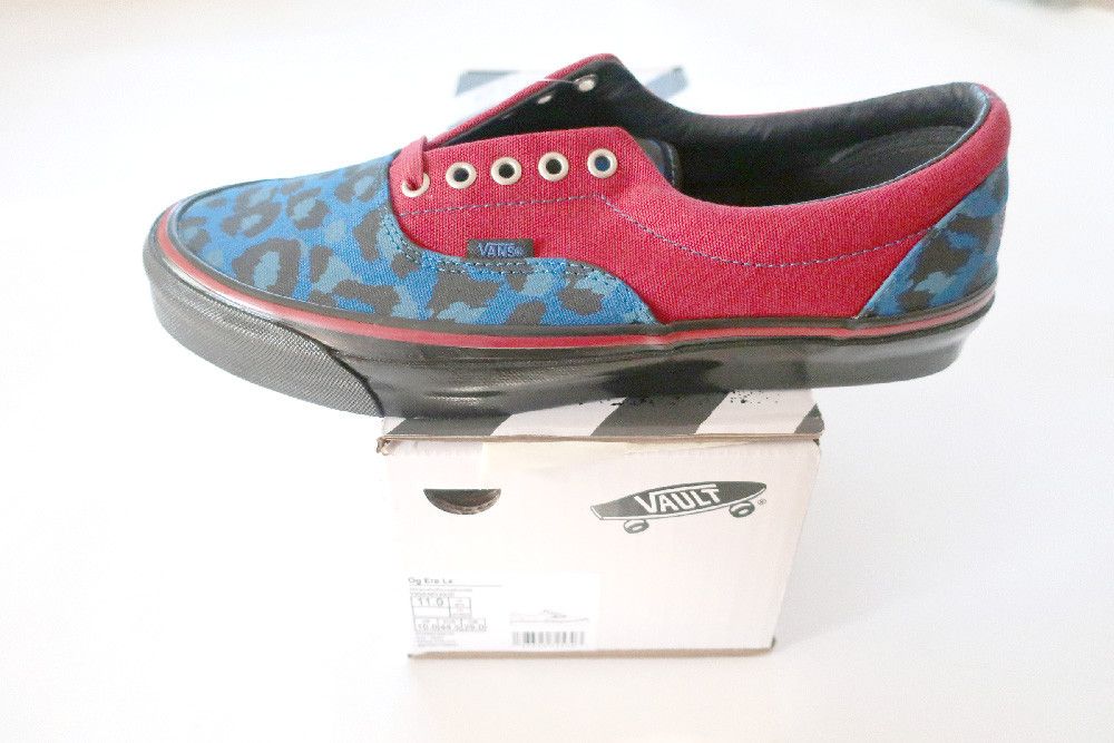 Vans (11)Vans Era Stray Rats Maroon Blue Size US 11 / EU 44 - 3 Thumbnail