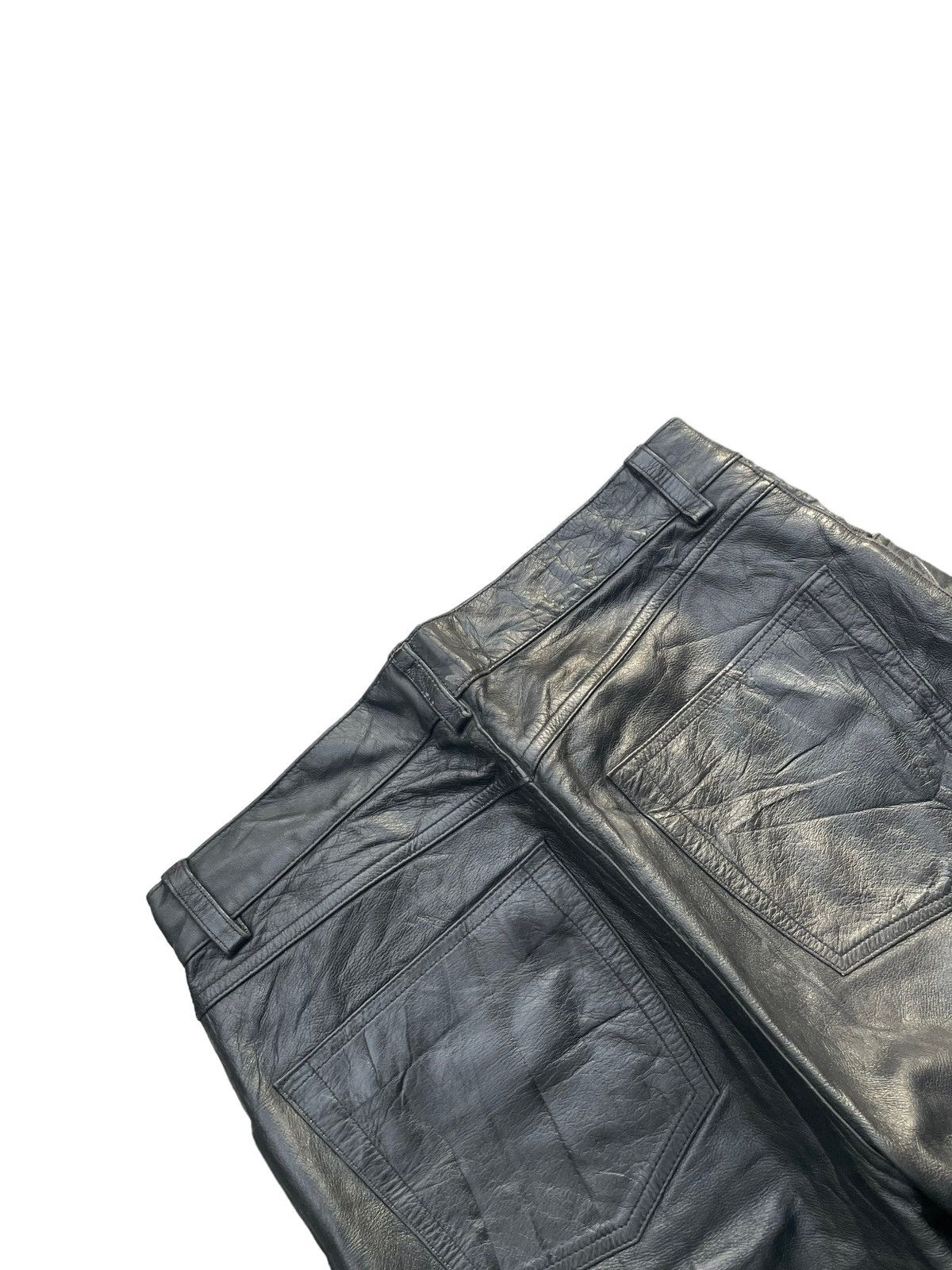 If Six Was Nine Vintage Strawberry Leaves Leather Pant Size US 31 - 9 Thumbnail