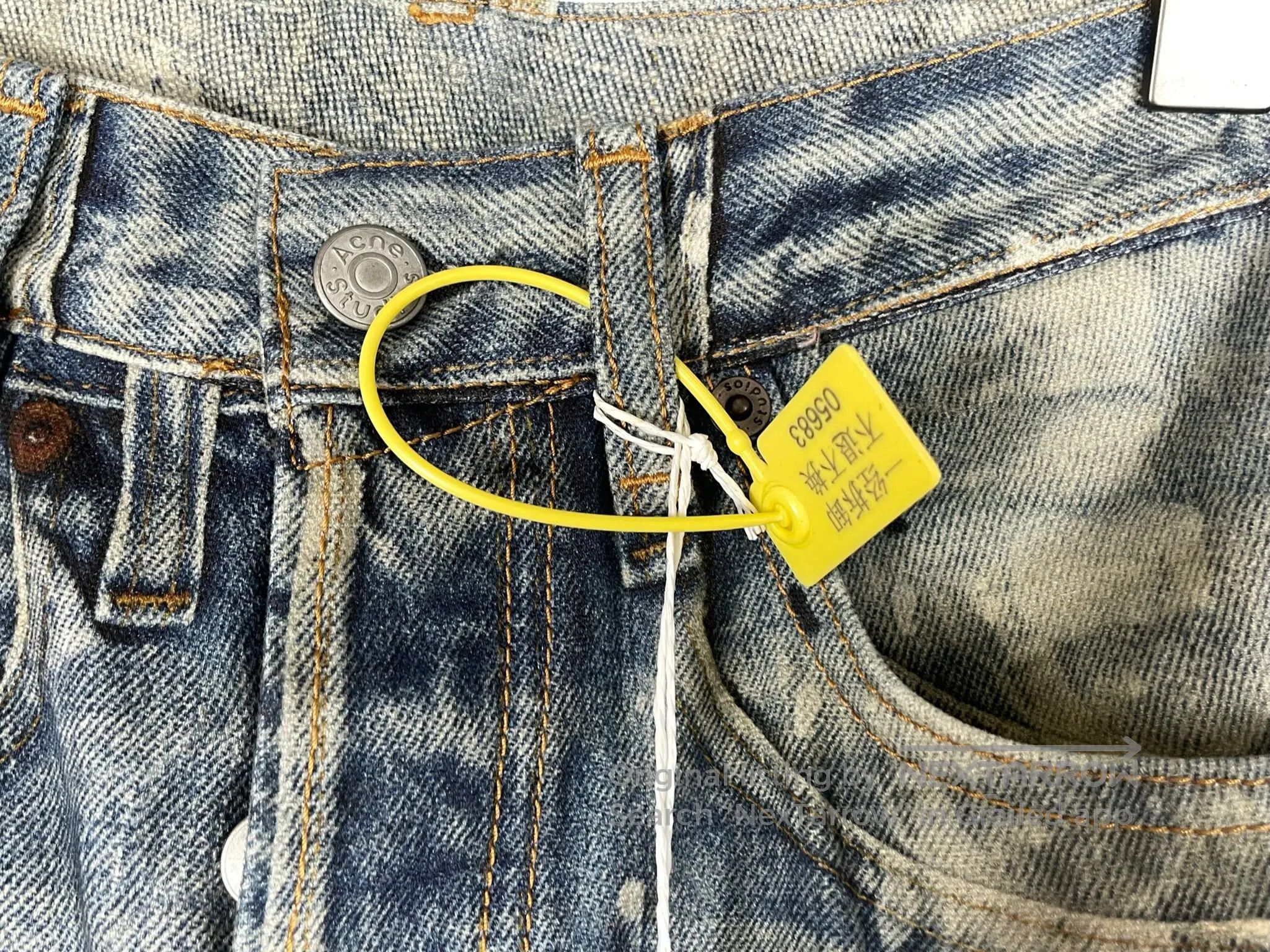Acne Studios Acne Studios 3D printed denim pants Size US 34 / EU 50 - 7 Thumbnail