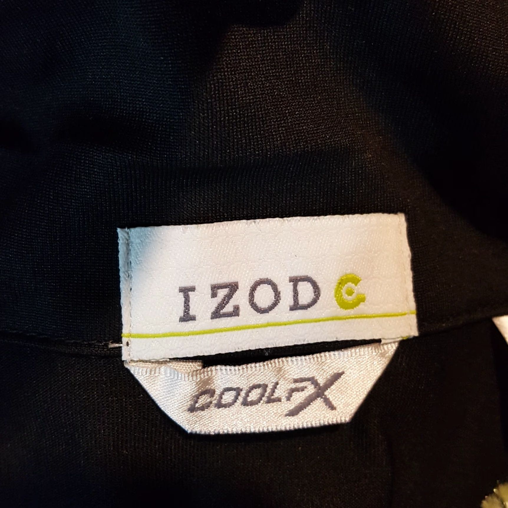 Izod VINTAGE IZOD Golf Blouse Shirt Womens Small Black Moisture Wicking Breathable Stretch Crew Neck Short Sleeve Top Size S / US 4 / IT 40 - 6 Thumbnail