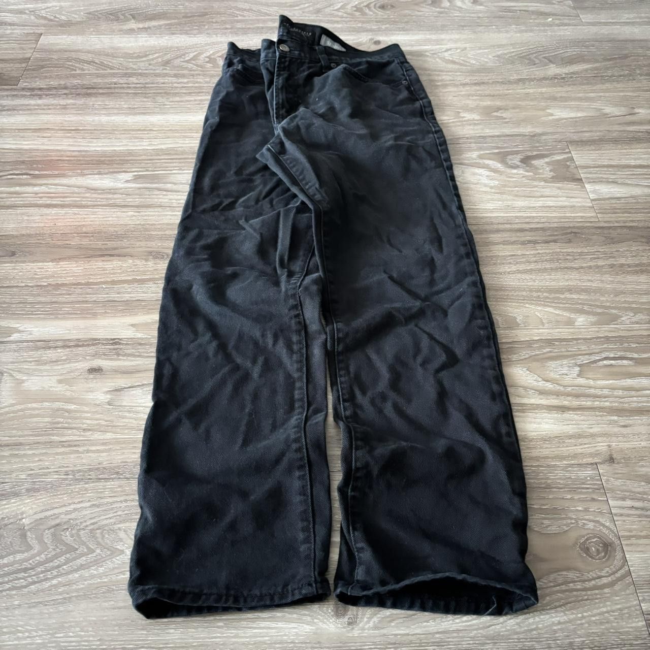 Vintage Crazy Vintage Y2K/2000s Grunge Black Skinny Denim Jeans! 32x29 Size US 32 / EU 48 - 3 Thumbnail