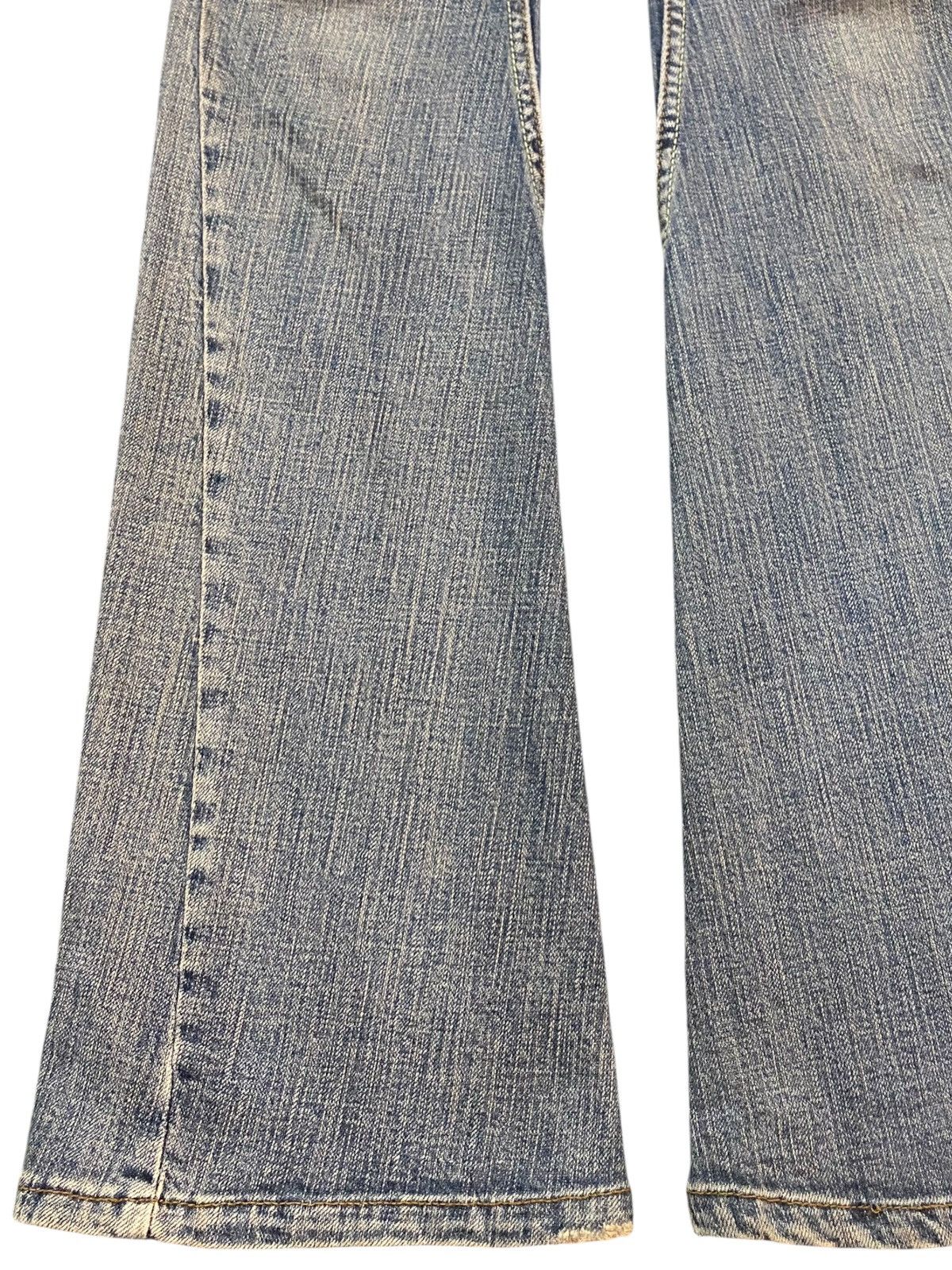 Japanese Brand Vintage Japanese Brand Zazie Mud Wash Distressed Flare Jeans Size 29" - 11 Thumbnail
