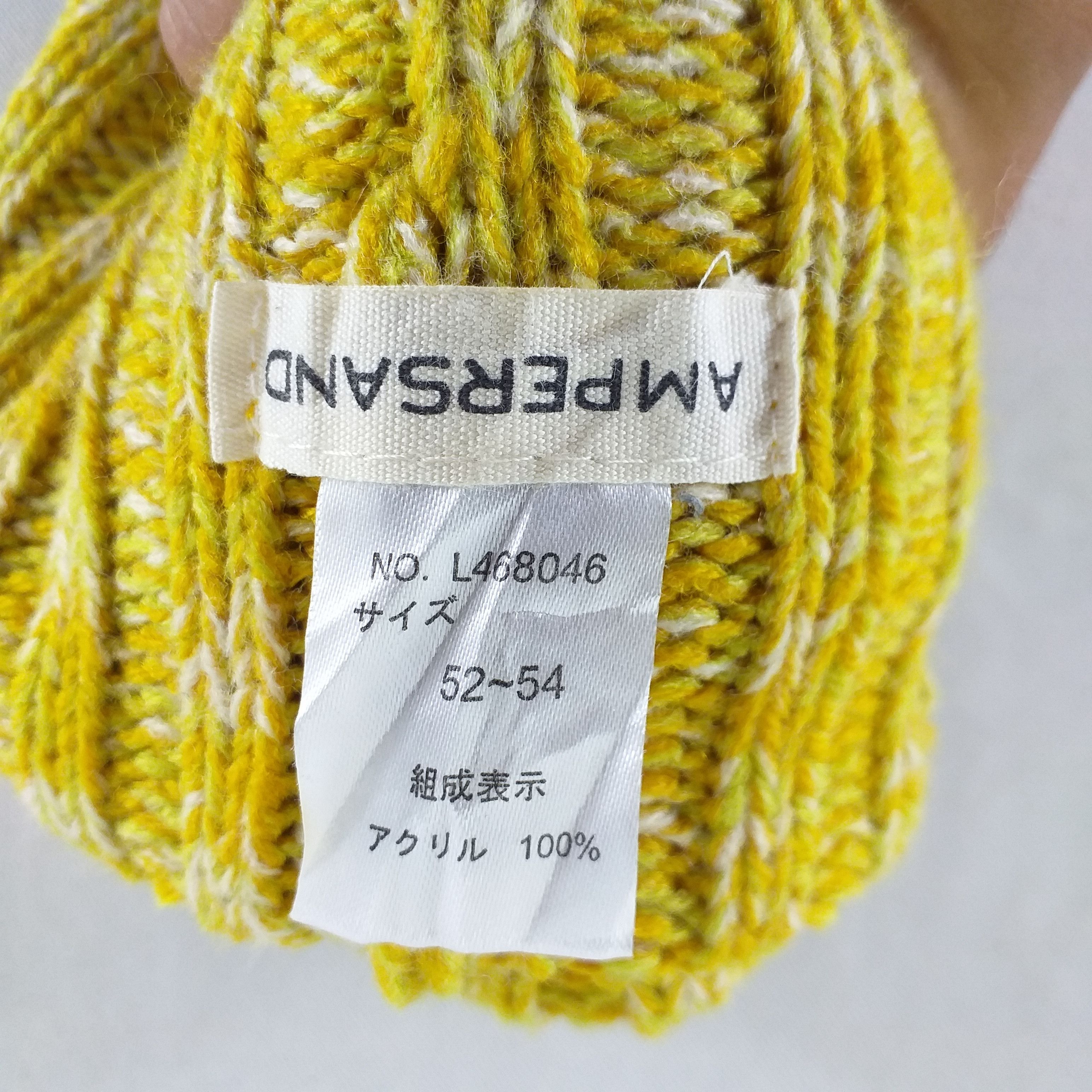 Japanese Brand Ampersand Plain Snow Cap Hat Beanie -BN313 Size ONE SIZE - 4 Thumbnail