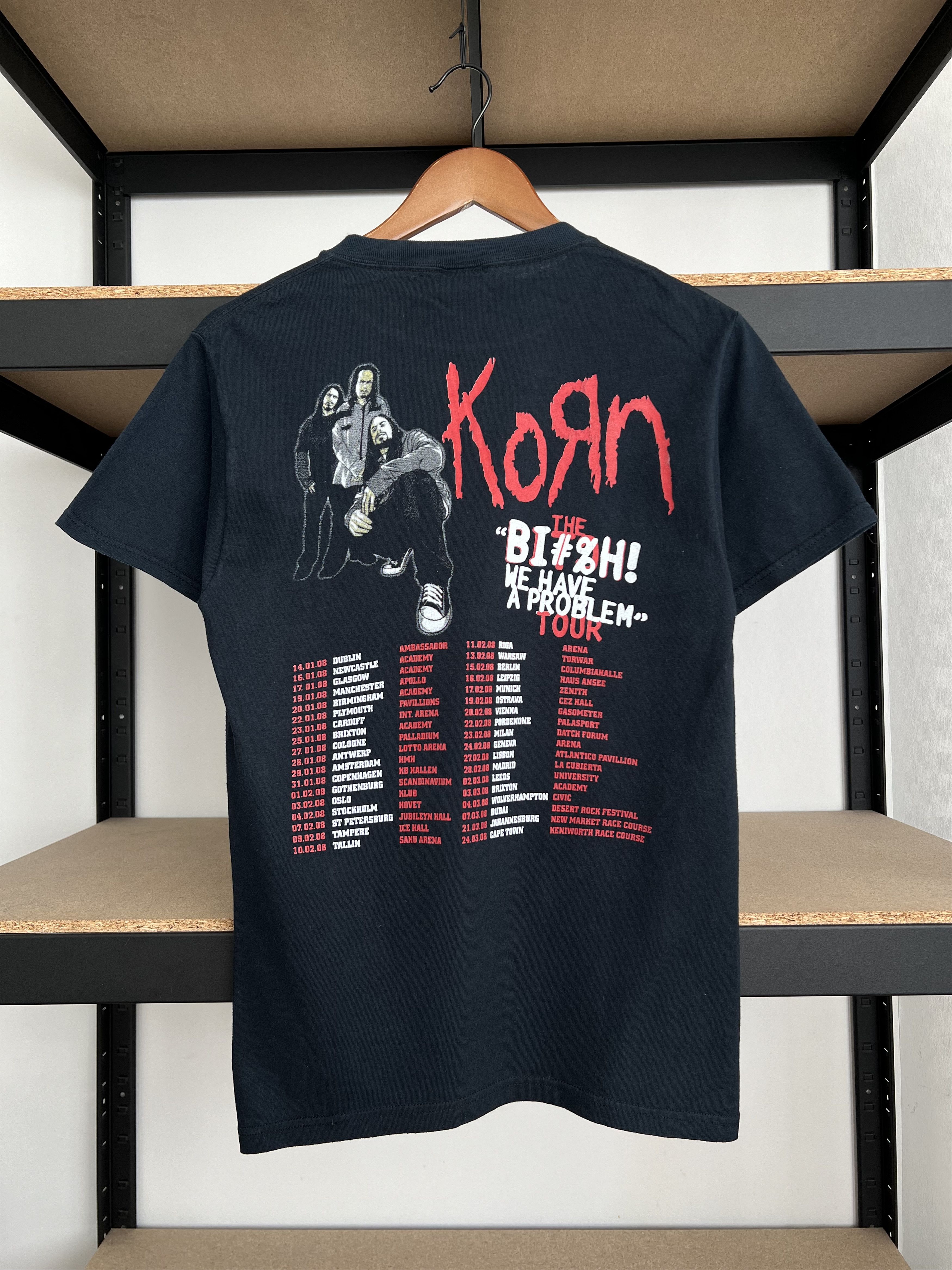 Band Tees Vintage 2008 Korn Bitch We Have a Problem Rock Band T-shirt Size US S / EU 44-46 / 1 - 2 Thumbnail