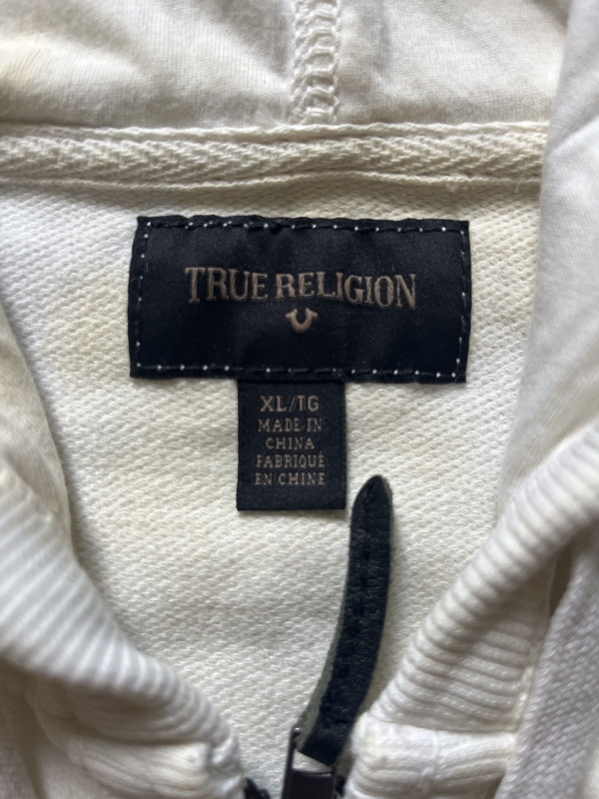 True Religion Off white True religion zipper sweatshirt 2014 Size US XL / EU 56 / 4 - 2 Thumbnail