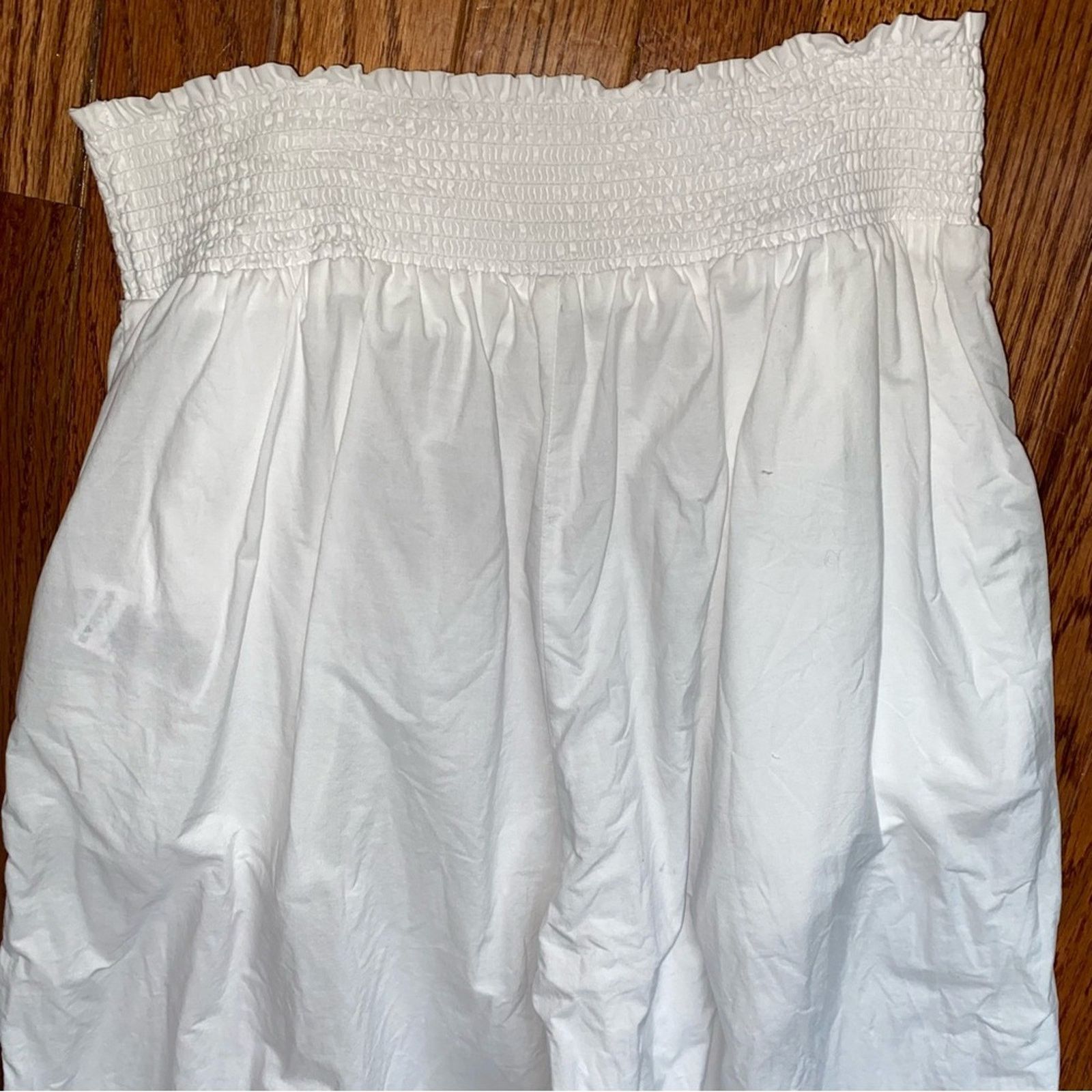 Rails Rails $178 Henrik White Cotton Scalloped Hem Pants Small EUC Size 24" / US 00 / IT 34 - 11 Thumbnail