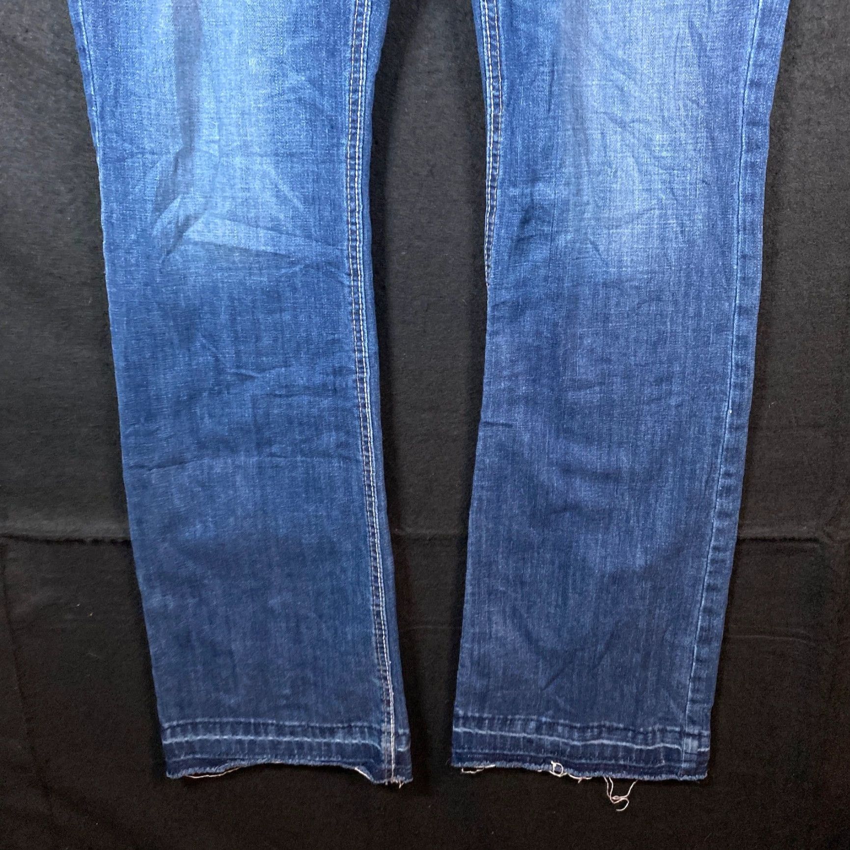Denime VINTAGE Cruel Denim Womens Jeans Blue Abby Embroidered Pocket Stretch 31/11R Size 32" / US 10 / IT 46 - 3 Thumbnail